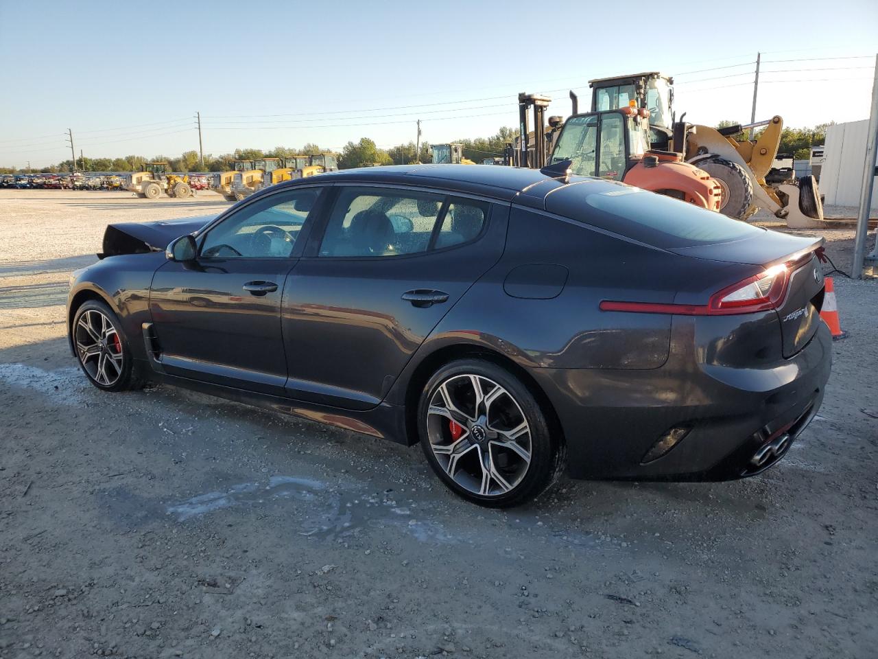 2019 KIA Stinger VIN KNAE45LC7K6059301 Copart auction photo, front end damage thumbnail 2