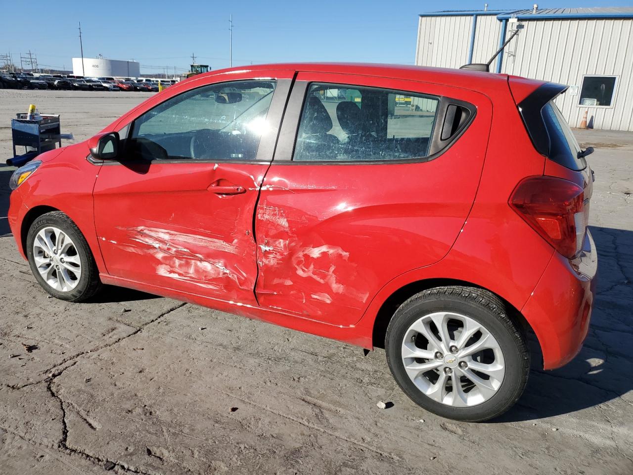2020 Chevrolet Spark VIN KL8CD6SA4LC453964 Copart auction photo, side / minor dent/scratches damage thumbnail 2