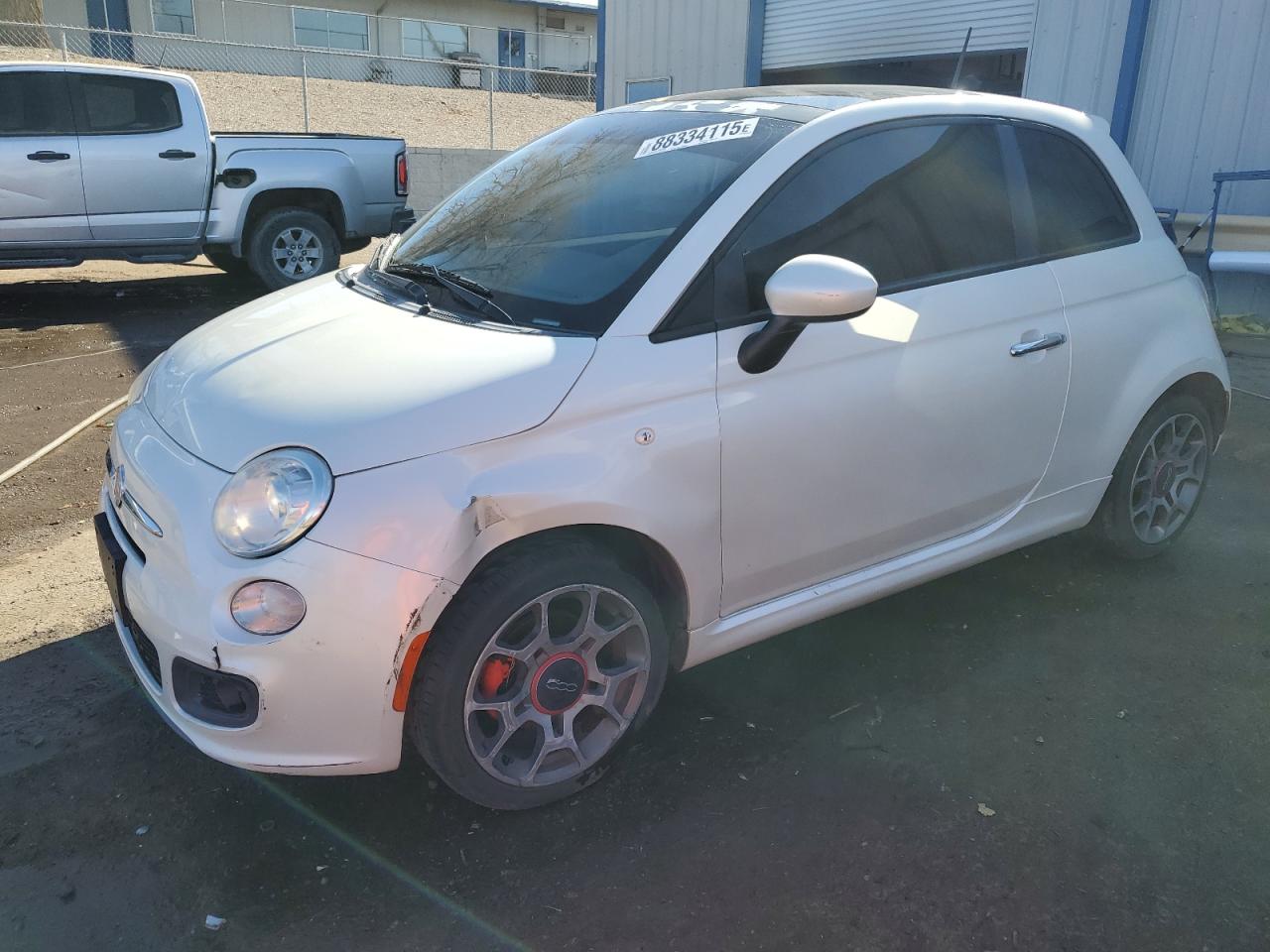 2012 Fiat 500 VIN 3C3CFFBR0CT295834