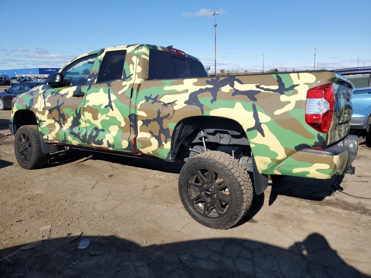 2021 Toyota Tundra VIN 5TFRY5F15MX292786 Copart auction photo, undercarriage / front end damage thumbnail 2