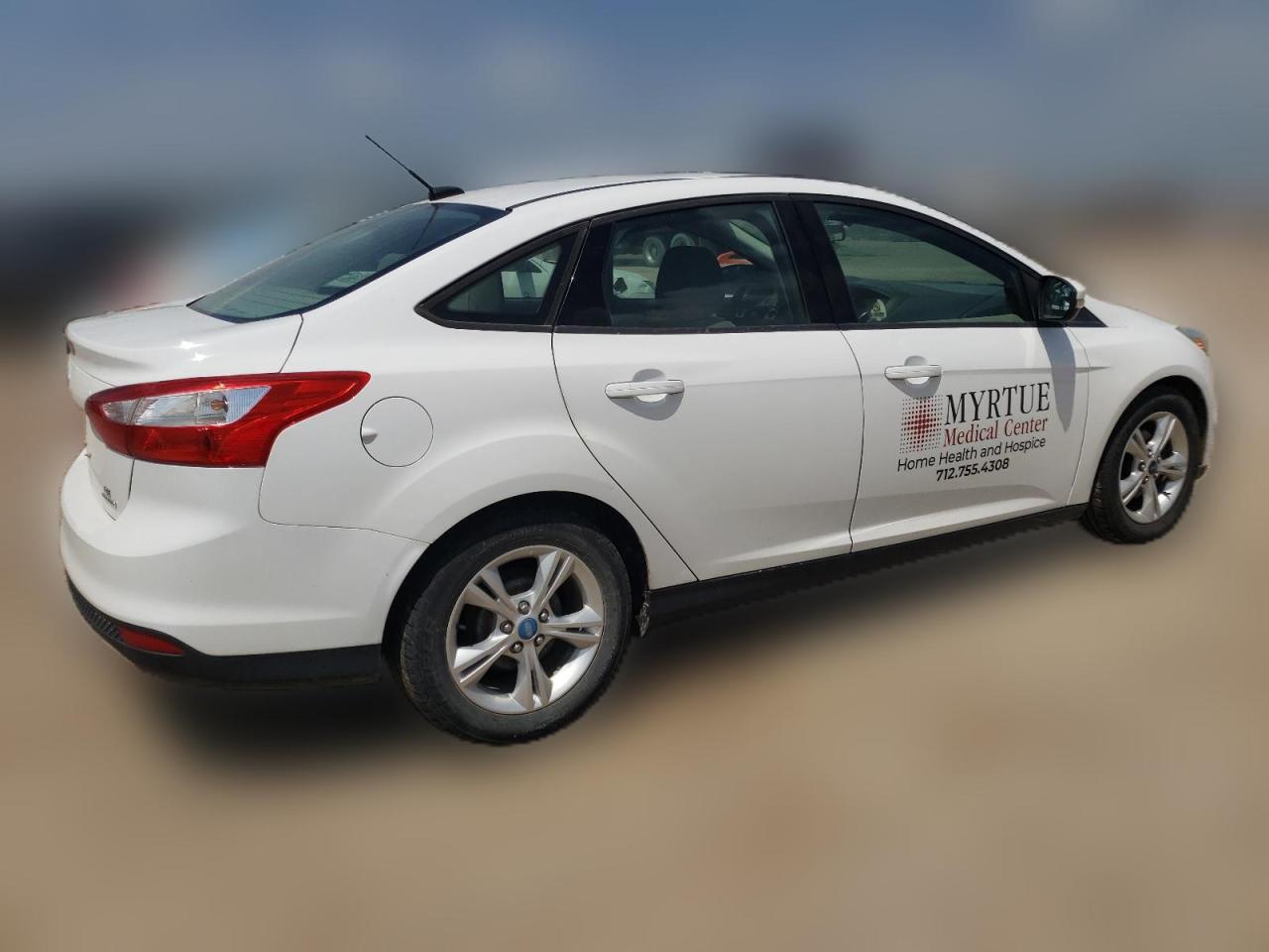 2013 Ford Focus VIN 1FADP3F23DL189695 Copart auction photo, hail damage thumbnail 3