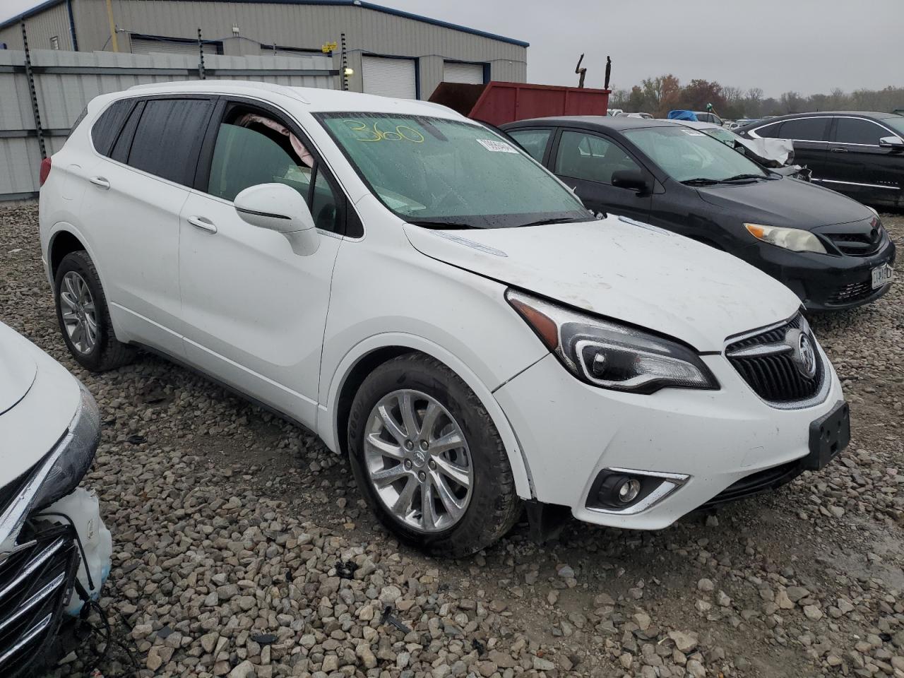 2019 Buick Envision VIN LRBFXCSA0KD039016 Copart auction photo, side / front end damage thumbnail 4