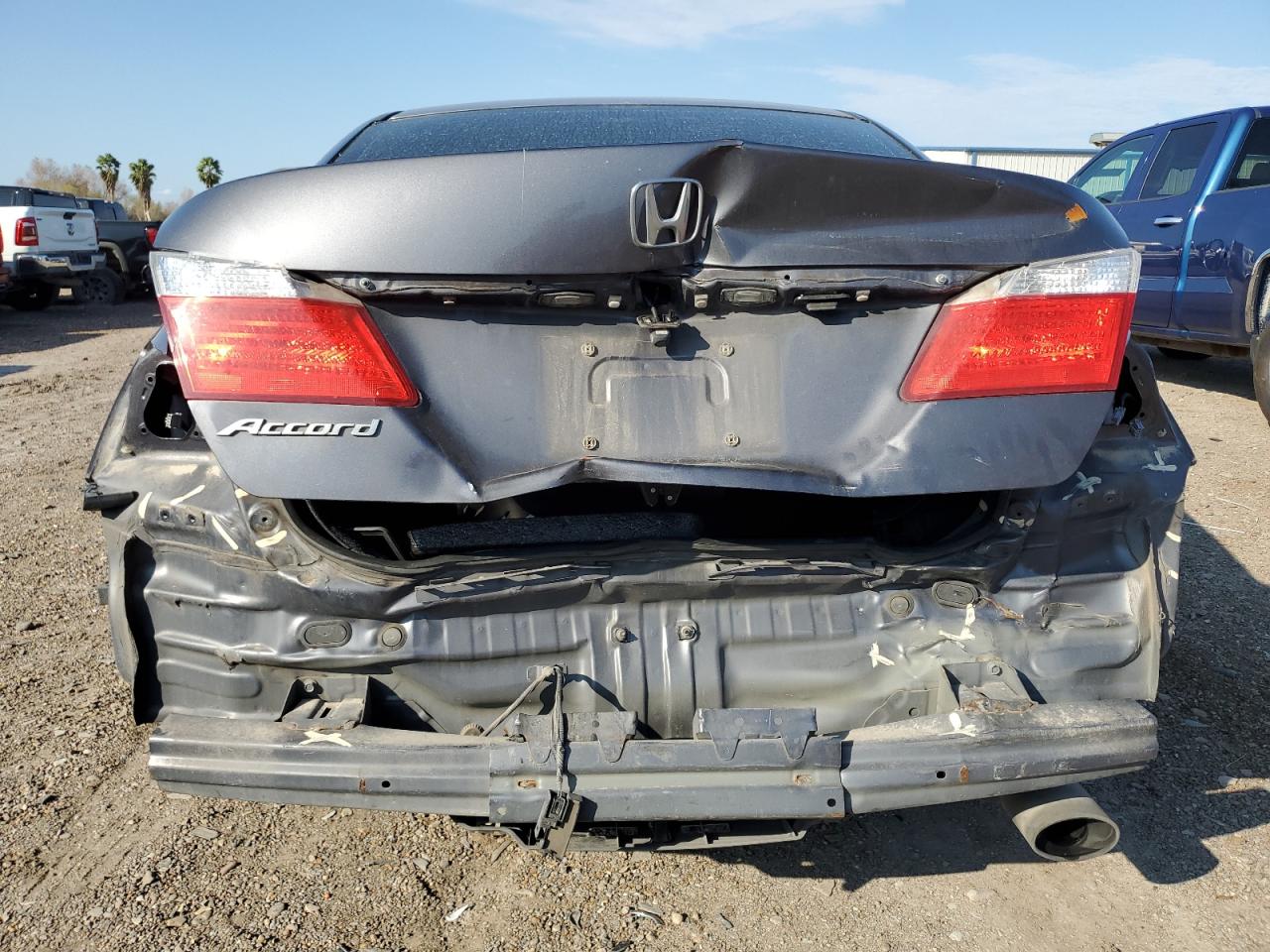 2013 Honda Accord VIN 1HGCR2F79DA130699 Copart auction photo, rear end damage thumbnail 6