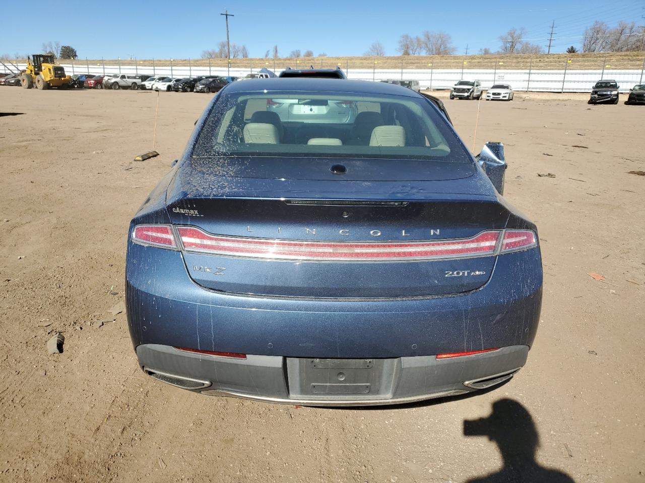 2019 Lincoln MKZ VIN 3LN6L5F90KR601475 Copart auction photo, side / front end damage thumbnail 6