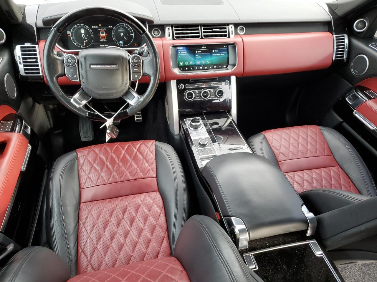 2017 Land Rover Range Rover VIN SALGS5FE5HA322897 Copart auction photo, front end damage thumbnail 8