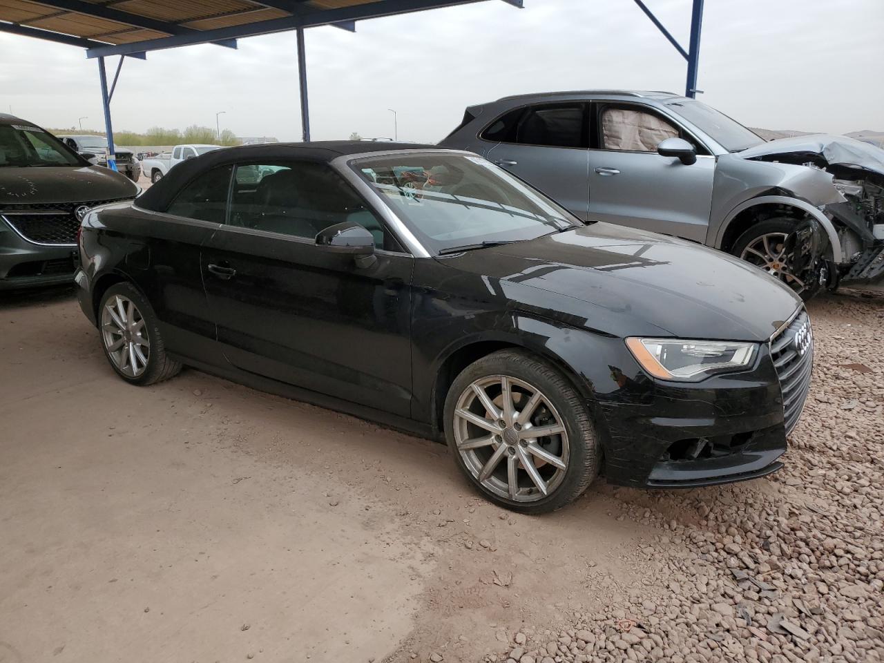 2015 Audi A3 VIN WAU6CLFF4F1133245 Copart auction photo, front end / side damage thumbnail 4