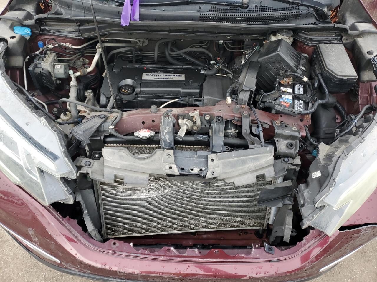 2015 Honda CR-V VIN 2HKRM3H79FH550159 Copart auction photo, front end damage thumbnail 14