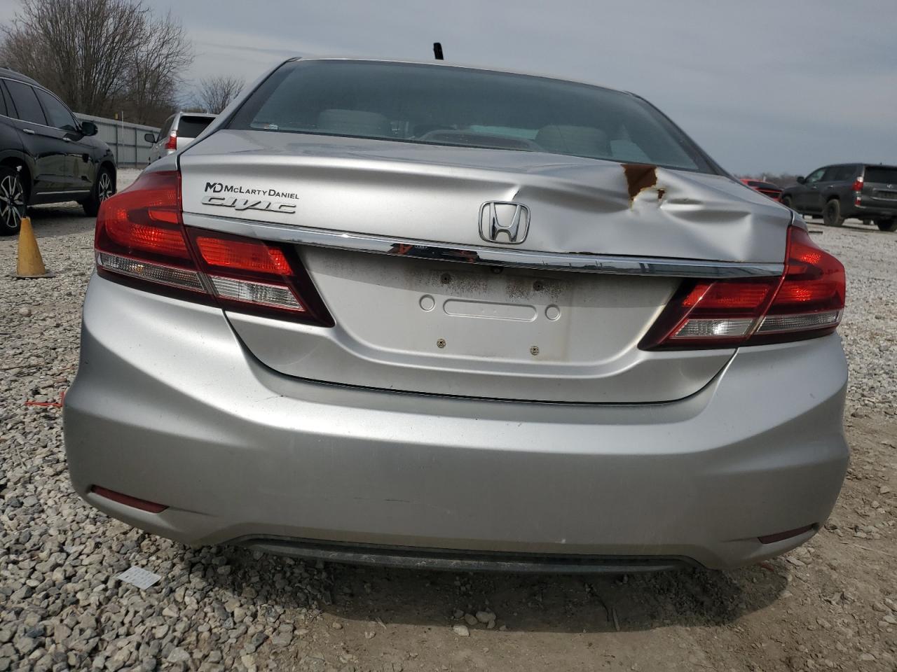 2014 Honda Civic VIN 19XFB2F94EE034477 Copart auction photo, front end / rear end damage thumbnail 6