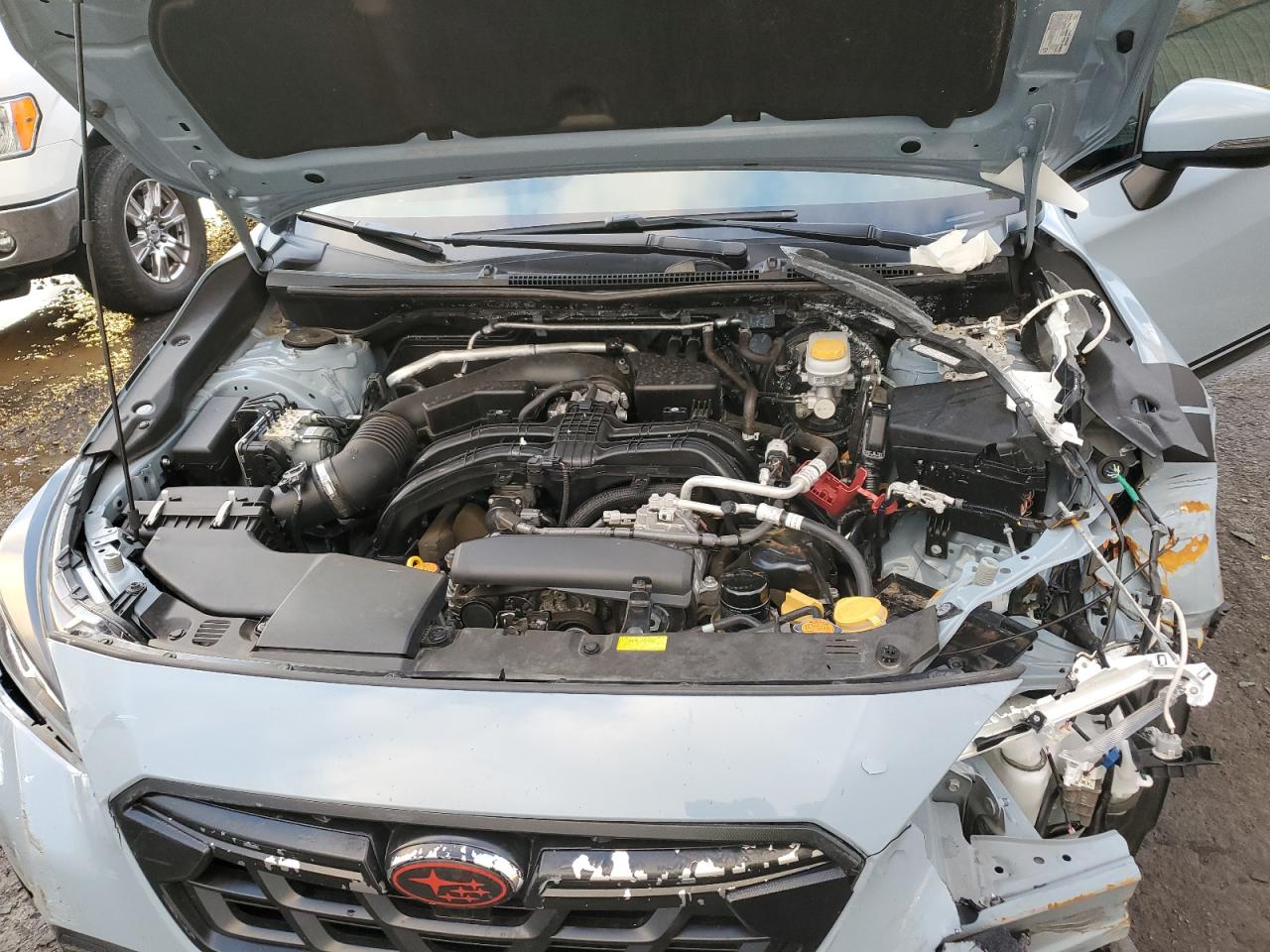 2021 Subaru XV VIN JF2GTHMC0MH663389 Copart auction photo, front end / side damage thumbnail 11