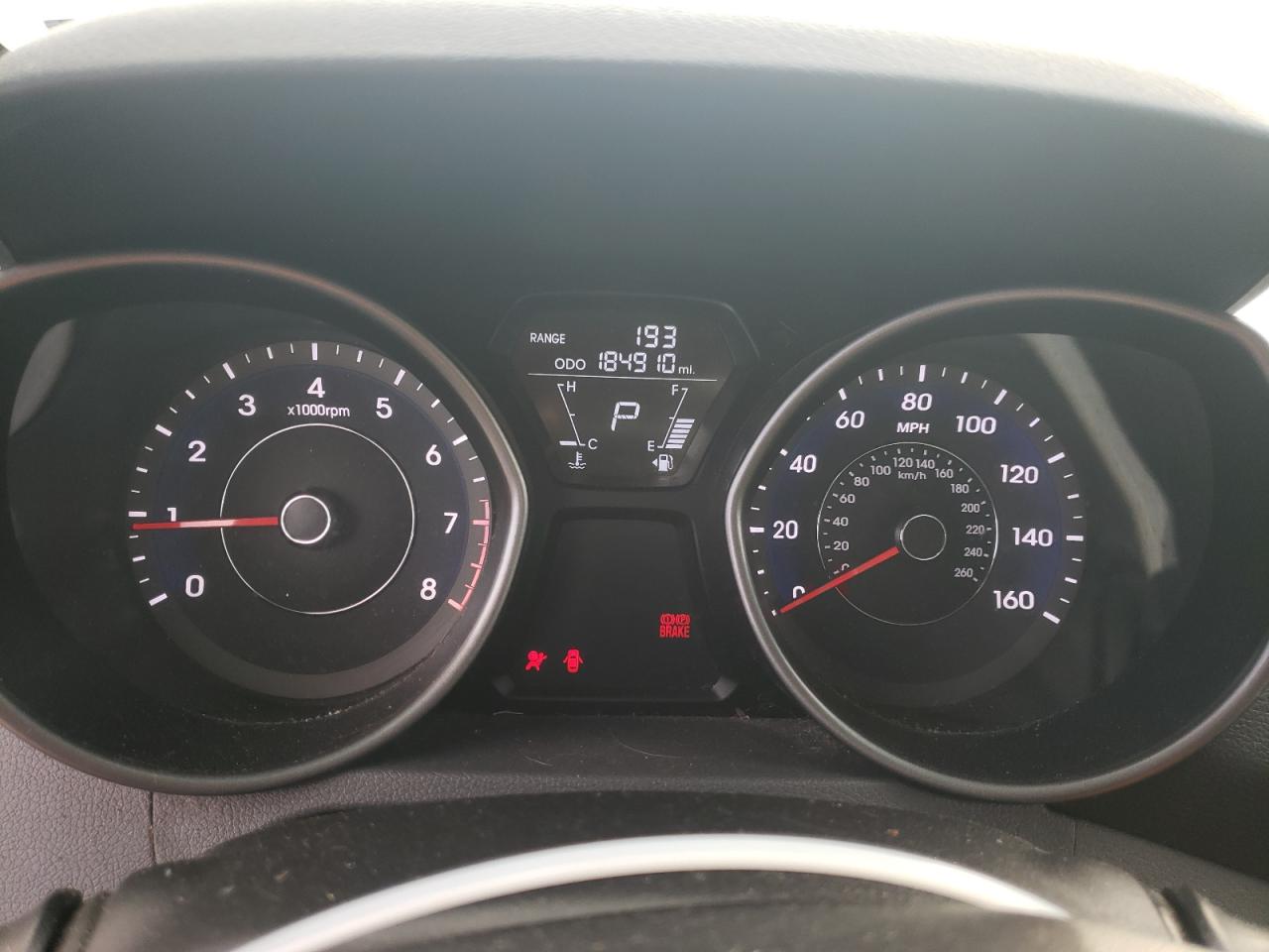 2013 Hyundai Elantra VIN 5NPDH4AE5DH215653 Copart auction photo, side / minor dent/scratches damage thumbnail 9