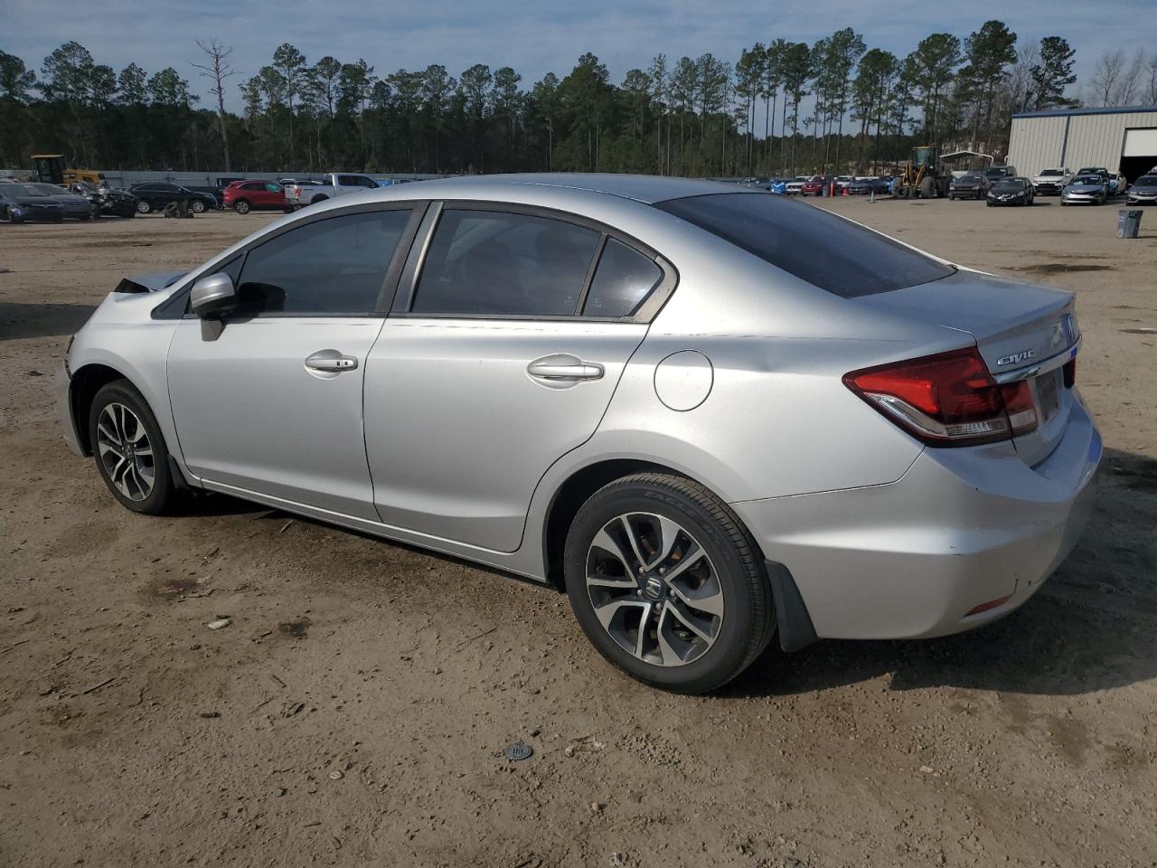 2014 Honda Civic VIN 2HGFB2F80EH552650 Copart auction photo, front end damage thumbnail 2