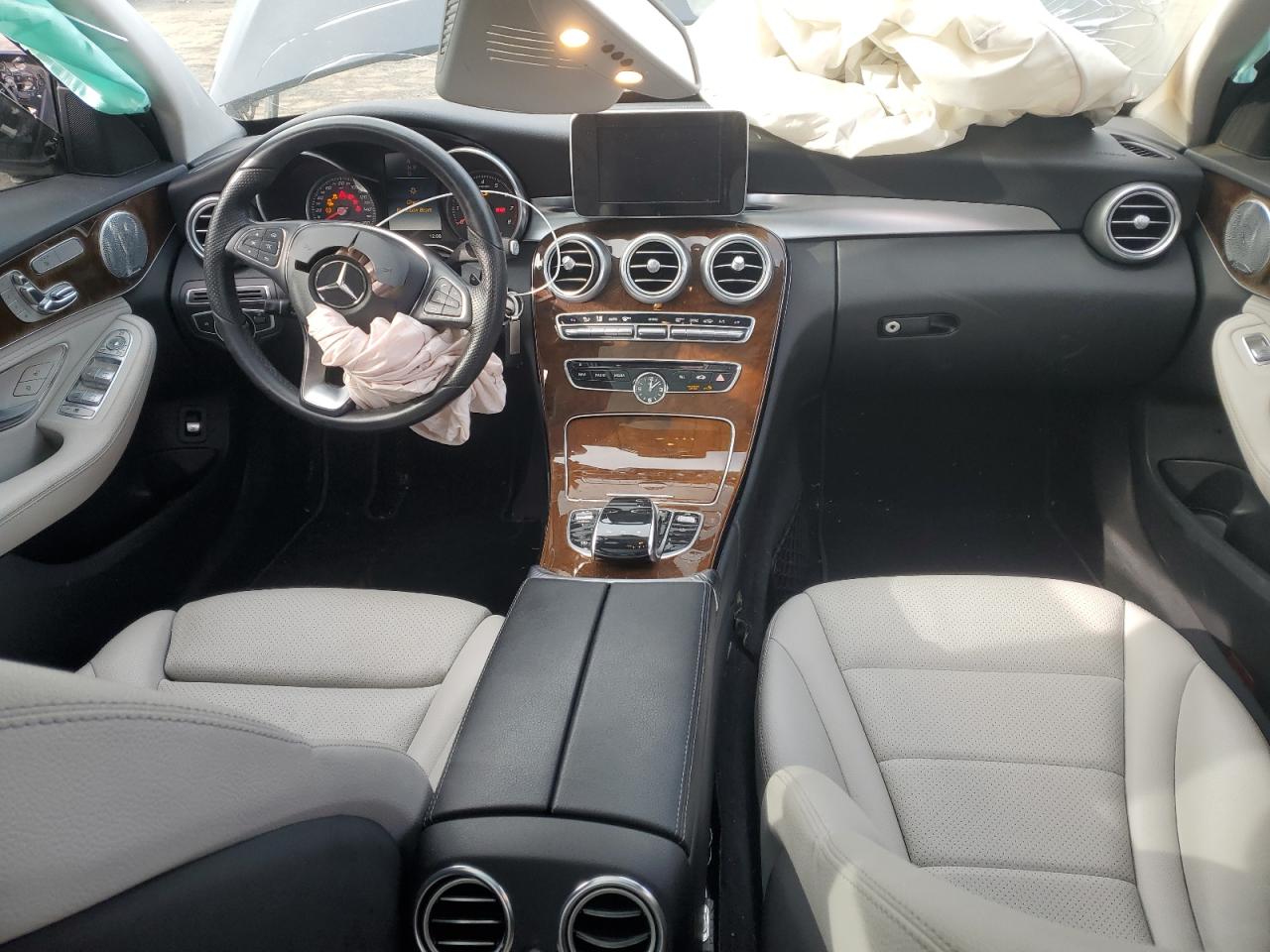 2016 Mercedes-Benz C-klasse VIN WDDWF4KB4GR146380 Copart auction photo, front end / side damage thumbnail 8