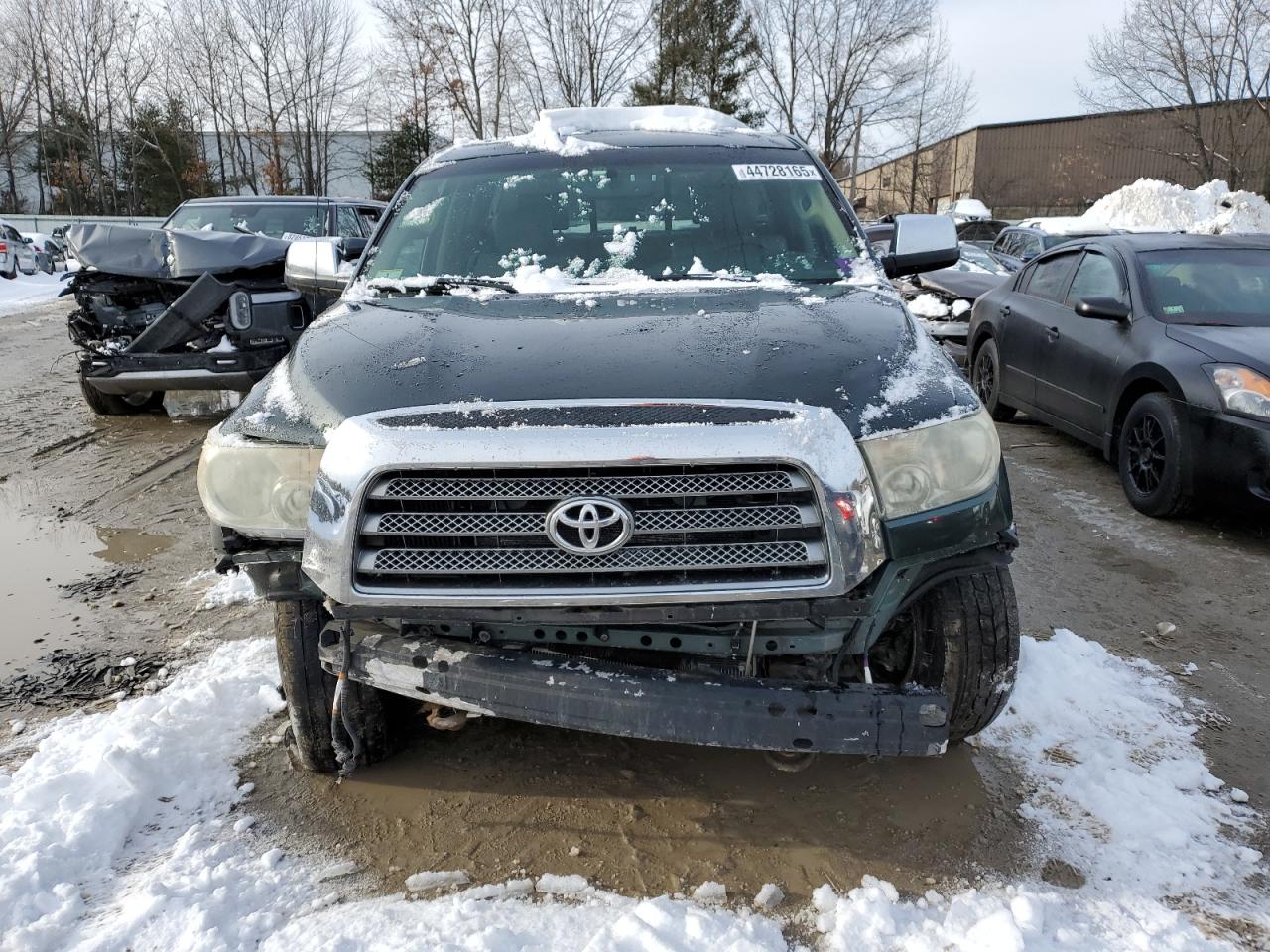 2008 Toyota Tundra VIN 5TBBV58198S493506 Copart auction photo, front end damage thumbnail 5