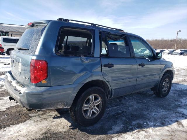 2005 Honda Pilot VIN 2HKYF184X5H517055 Copart auction photo, top/roof / side damage thumbnail 3