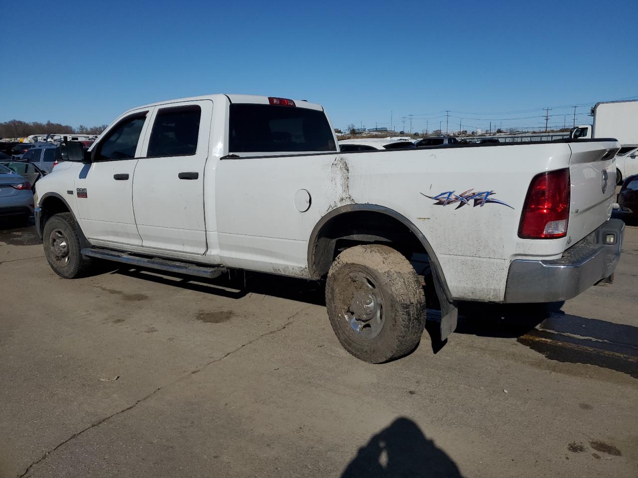 2012 Dodge RAM VIN 3C6TD5HT2CG166573 Copart auction photo, all over / undercarriage damage thumbnail 2