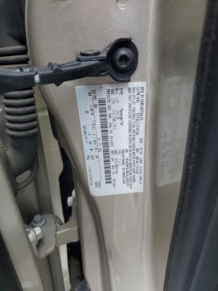 2018 Ford Focus VIN 1FADP3J26JL250010 Copart auction photo, front end / rear end damage thumbnail 12