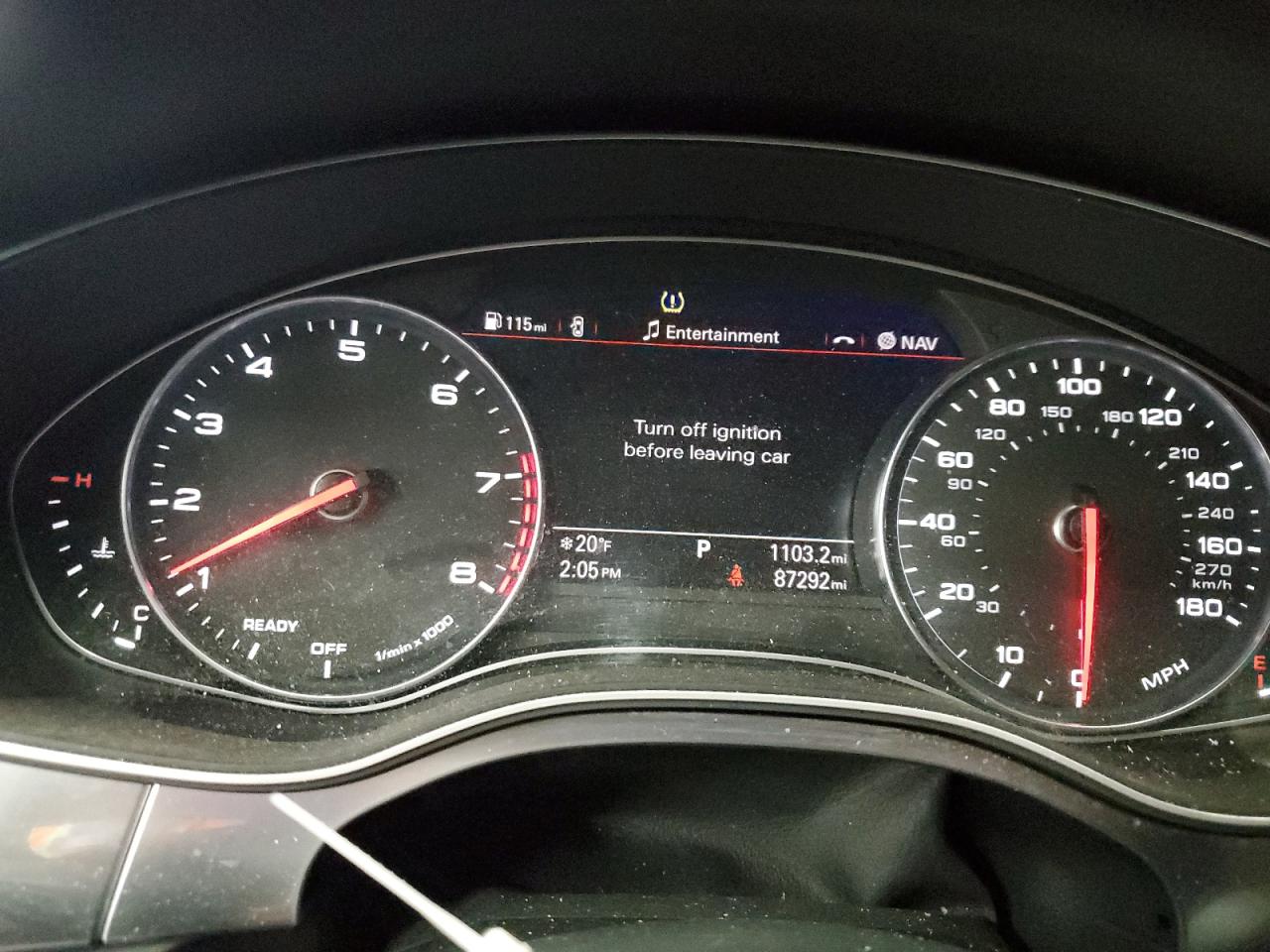 2016 Audi A6 VIN WAUGFAFC2GN181293 Copart auction photo, front end damage thumbnail 9