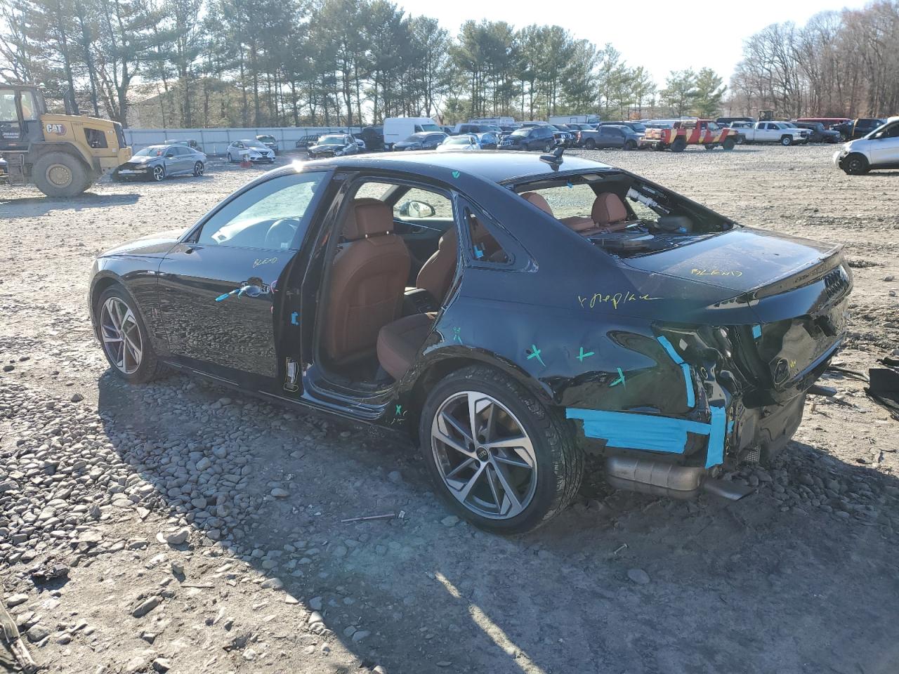 2023 Audi A4 VIN WAUEAAF48PN022650 Copart auction photo, side damage thumbnail 2