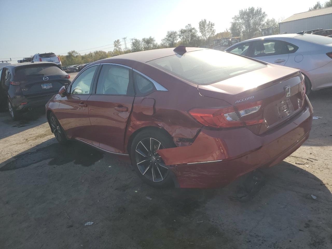 2021 Honda Accord VIN 1HGCV1F58MA014883 Copart auction photo, side / rear end damage thumbnail 2