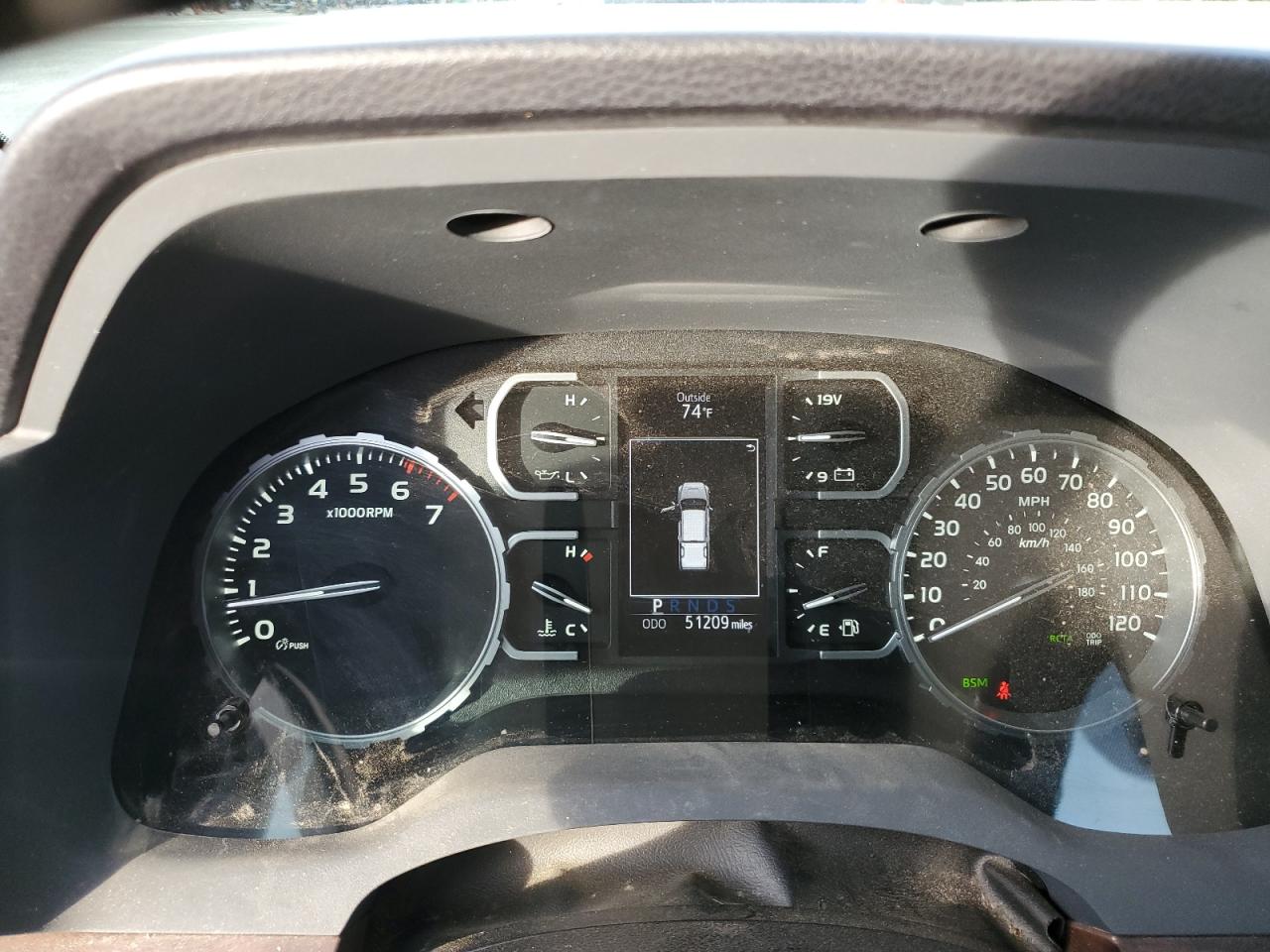 2019 Toyota Tundra VIN 5TFBY5F1XKX786320 Copart auction photo, water/flood / all over damage thumbnail 9