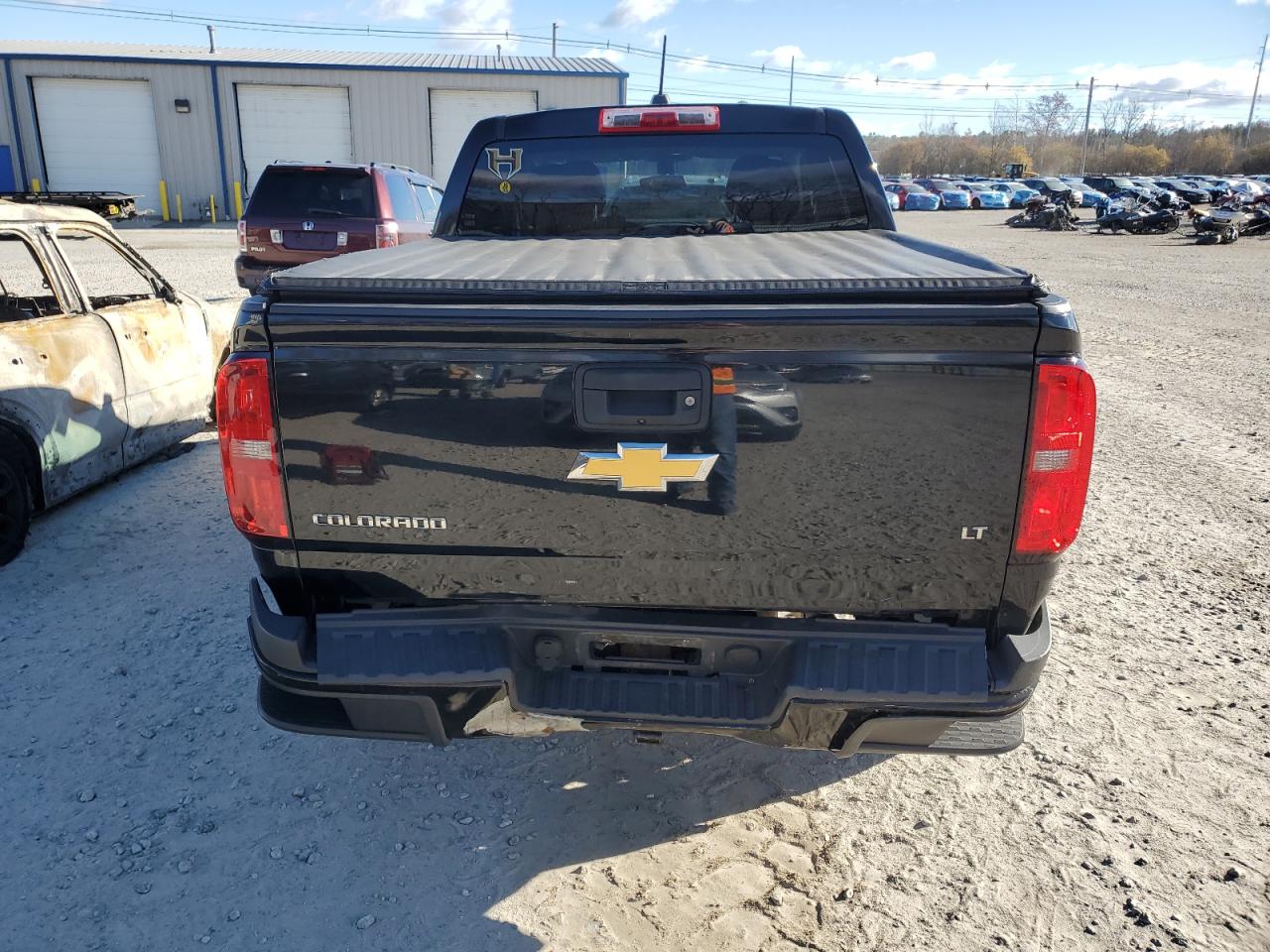 2015 Chevrolet Colorado VIN 1GCGTBE32F1198717 Copart auction photo, rear end / frame damage damage thumbnail 6