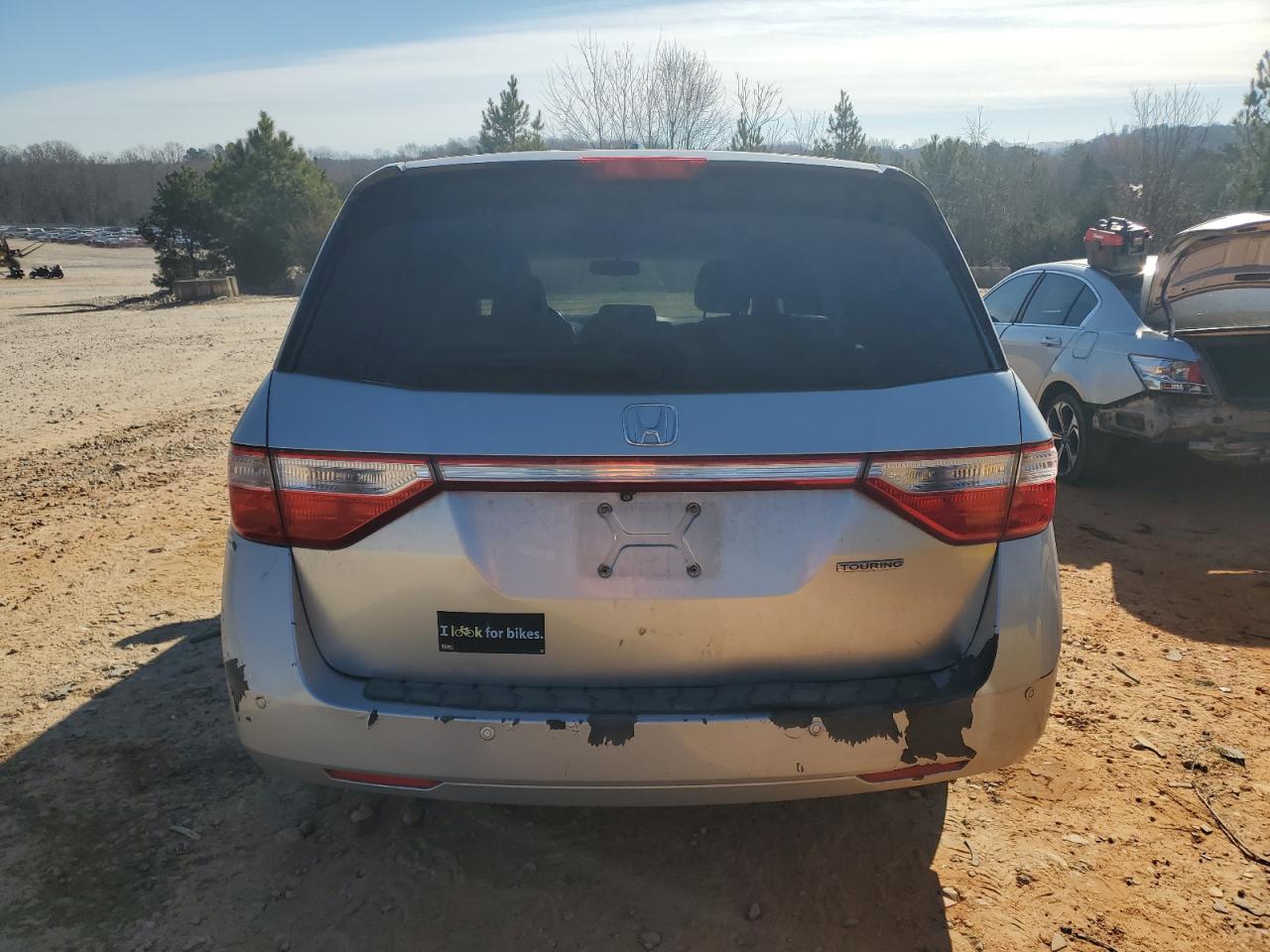 2011 Honda Odyssey VIN 5FNRL5H96BB035998 Copart auction photo, side / rear end damage thumbnail 6