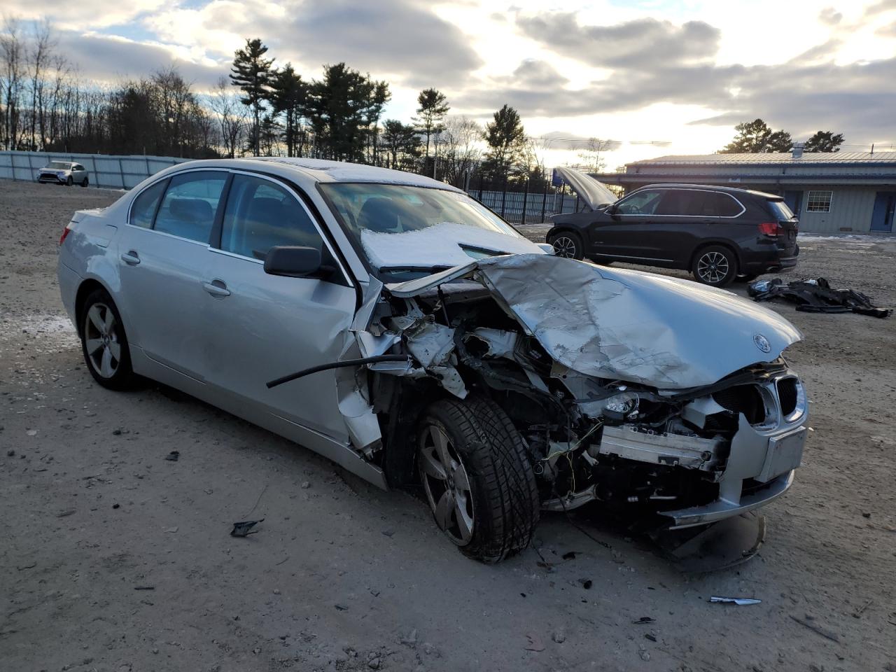2006 BMW 5er VIN WBANF33546B999018 Copart auction photo, front end damage thumbnail 4