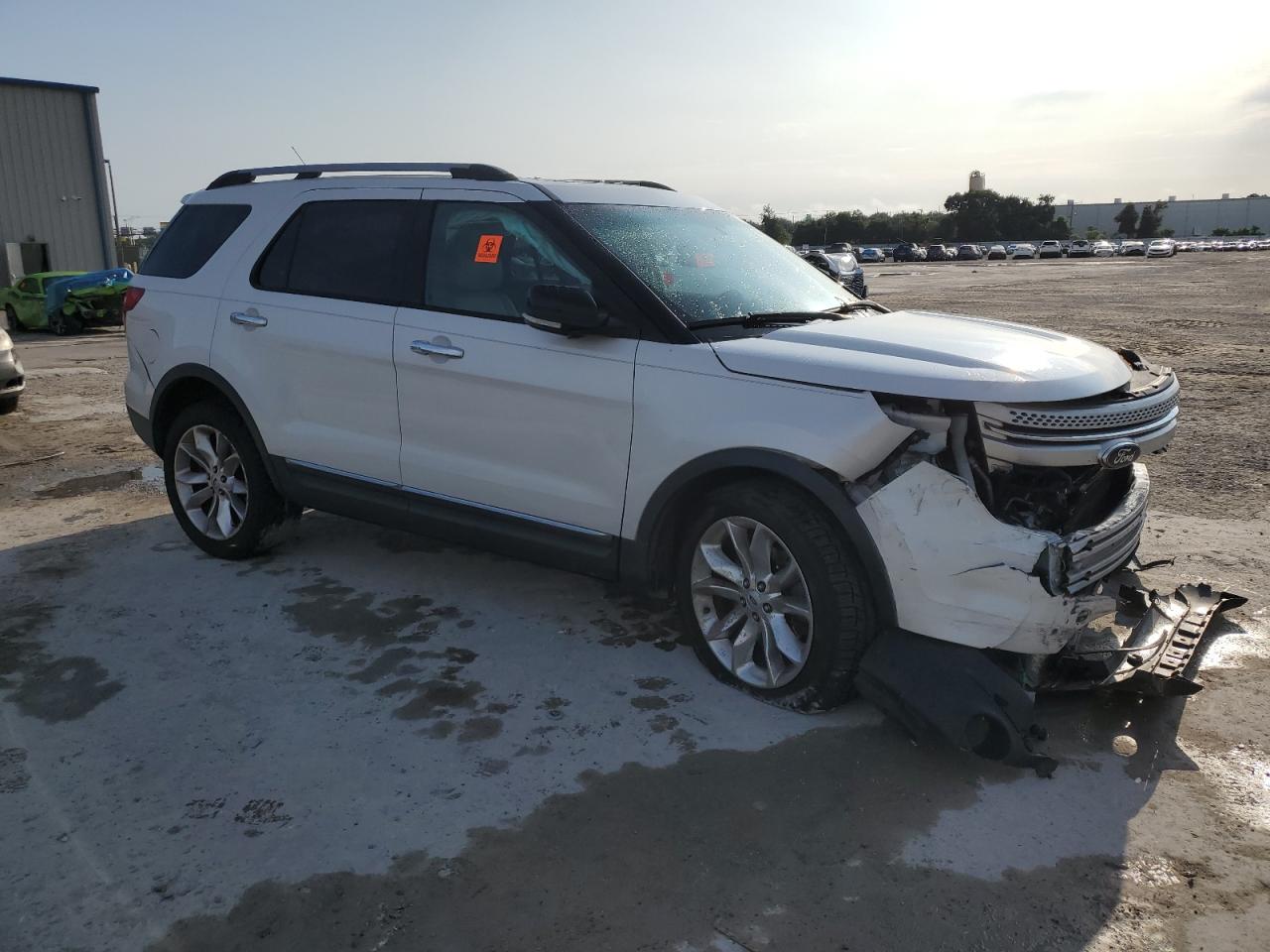 2013 Ford Explorer VIN 1FM5K8D80DGC89419 Copart auction photo, front end / rear end damage thumbnail 4