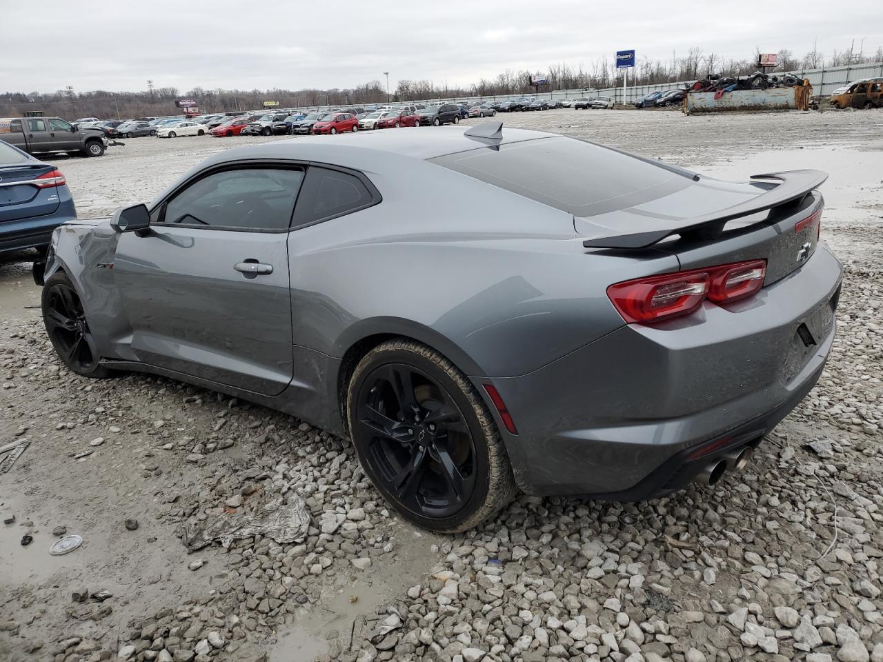 2020 Chevrolet Camaro VIN 1G1FE1R76L0122411 Copart auction photo, front end / side damage thumbnail 2
