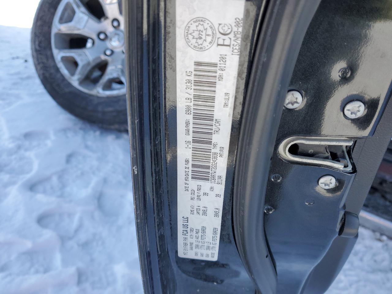 2016 RAM 1500 VIN 1C6RR7WT2GS243838 Copart auction photo, front end / mechanical damage thumbnail 12