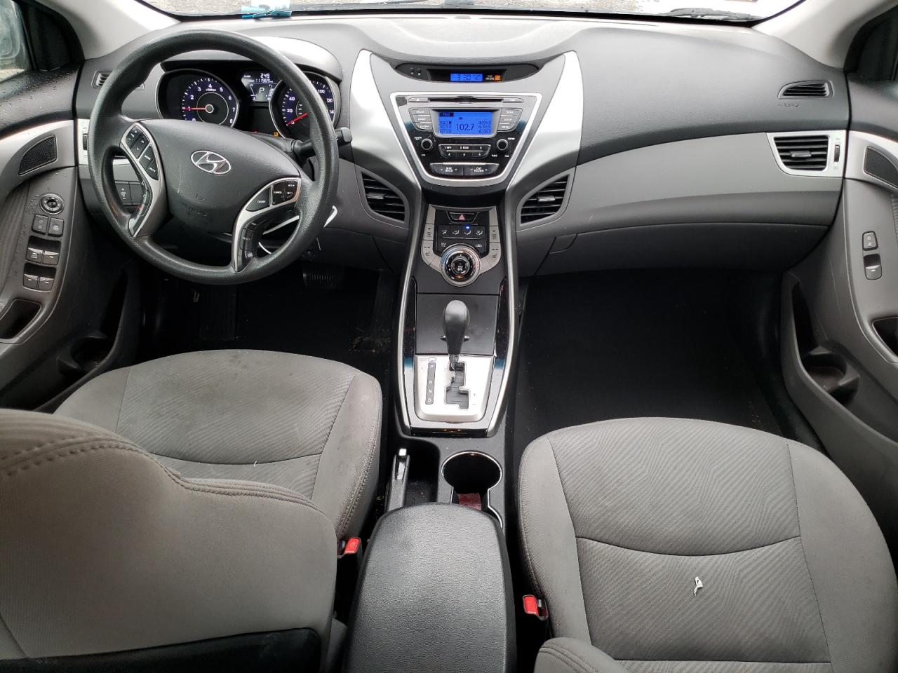 2013 Hyundai Elantra VIN 5NPDH4AE5DH394132 Copart auction photo, rear end / front end damage thumbnail 8
