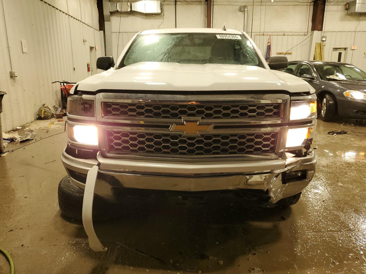 2014 Chevrolet Silverado VIN 1GCVKREH0EZ234175 Copart auction photo, front end / side damage thumbnail 5