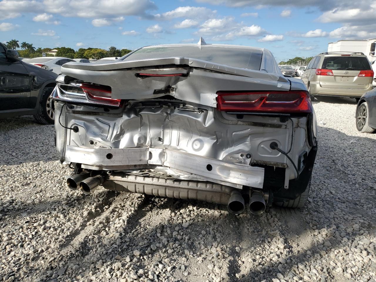 2017 Chevrolet Camaro VIN 1G1FB1RS5H0176450 Copart auction photo, rear end damage thumbnail 6