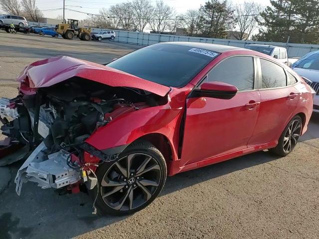 2019 Honda Civic VIN 2HGFC2F89KH540201 Copart auction photo, front end damage thumbnail 10