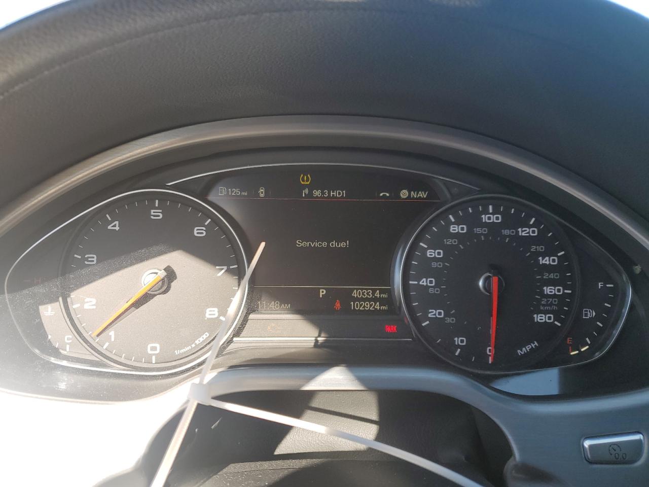 2014 Audi A8 VIN WAURGAFD7EN011250 Copart auction photo, front end damage thumbnail 9
