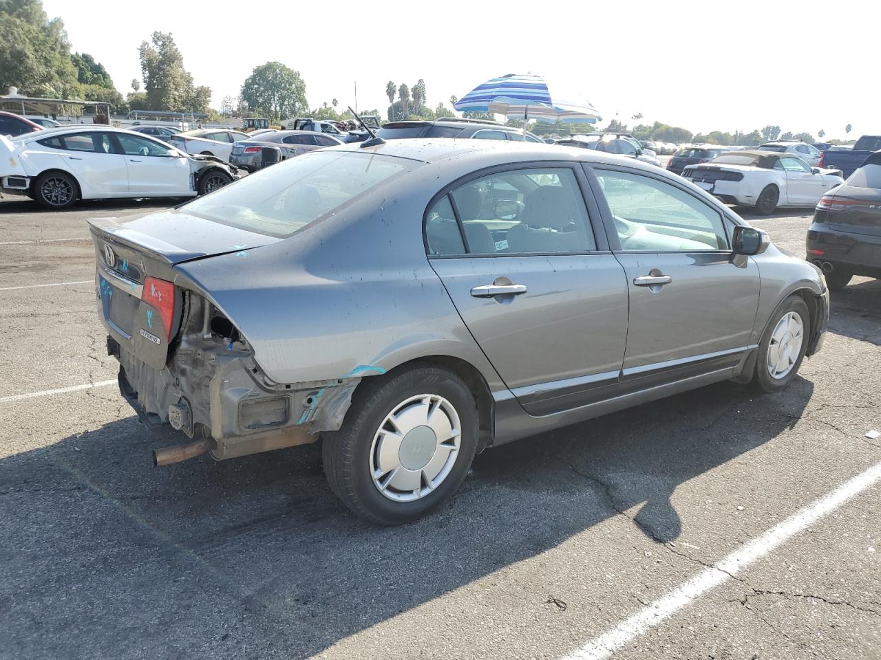 2009 Honda Civic VIN JHMFA36259S016776 Copart auction photo, rear end / minor dent/scratches damage thumbnail 3