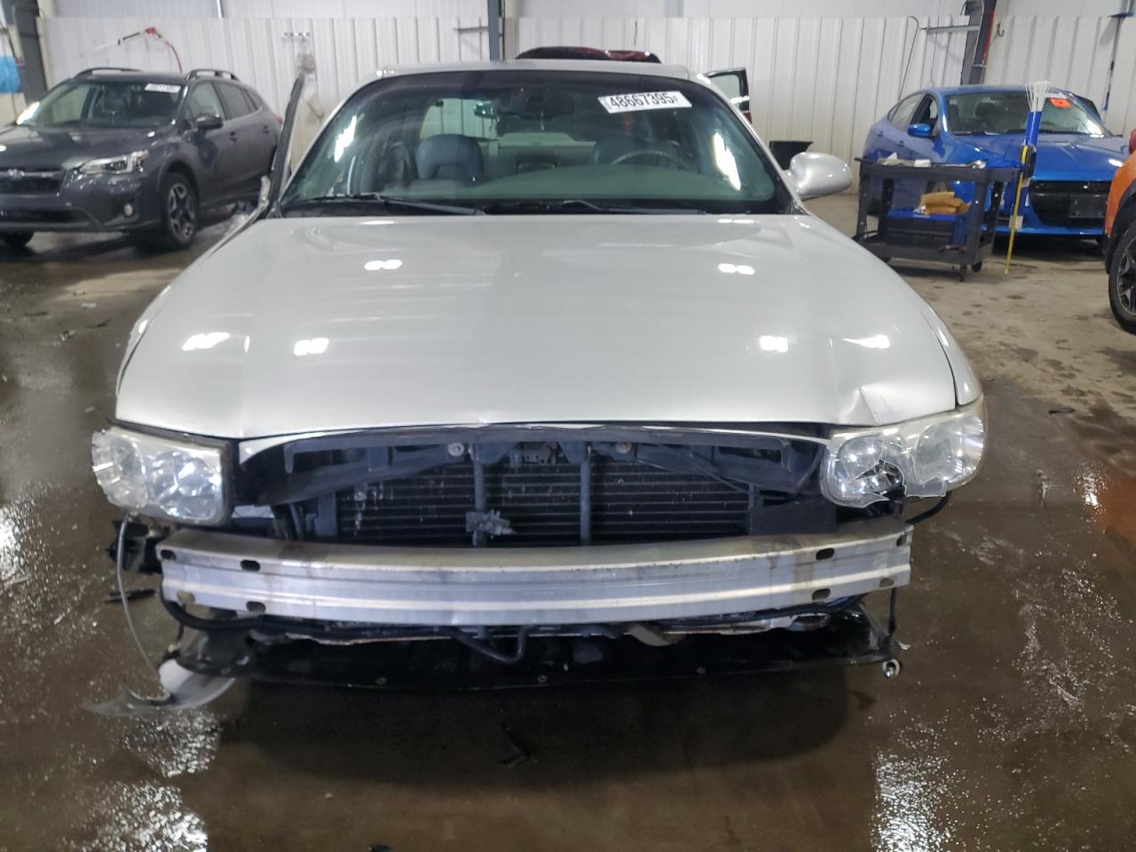 2002 Buick LeSabre VIN 1G4HR54K72U301213 Copart auction photo, side / front end damage thumbnail 5