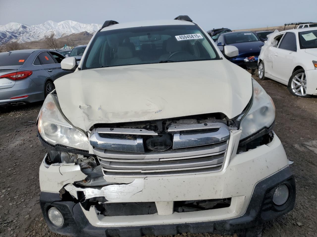 2014 Subaru Outback VIN 4S4BRCCC8E3227038 Copart auction photo, front end / side damage thumbnail 5