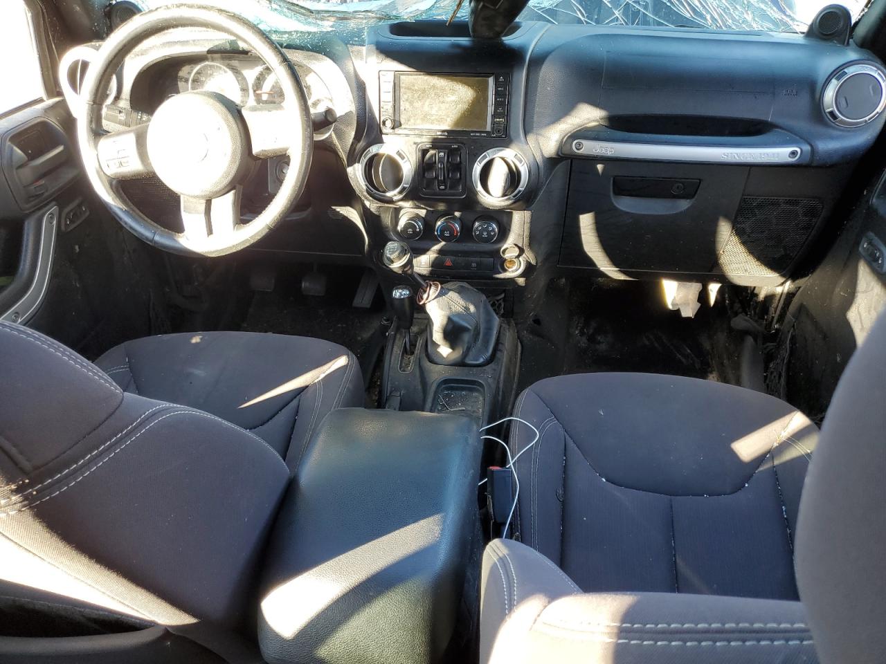 2013 Jeep Wrangler VIN 1C4BJWFGXDL612367 Copart auction photo, rollover damage thumbnail 8