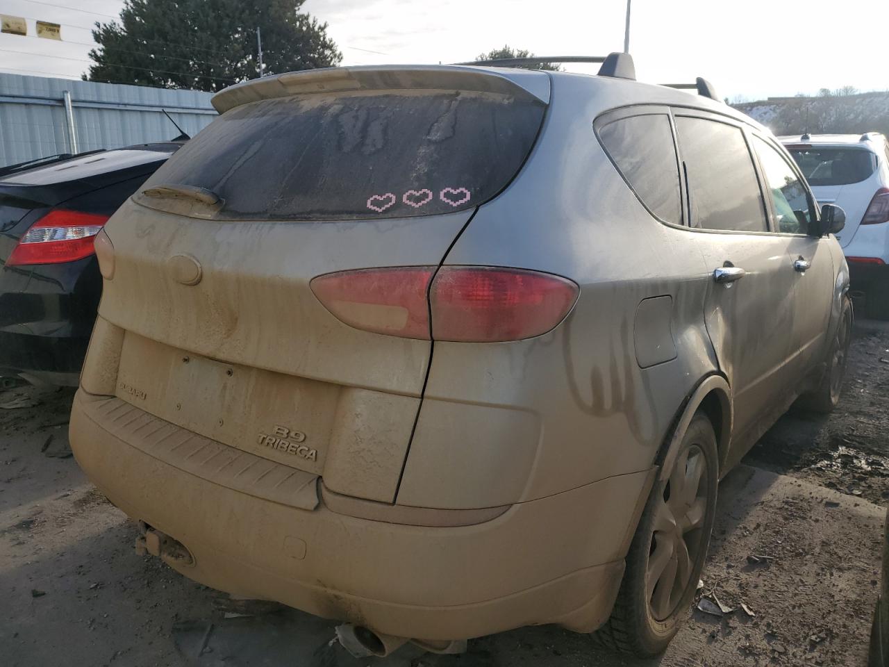 2006 Subaru Tribeca VIN 4S4WX85C864422053 Copart auction photo, side / front end damage thumbnail 3