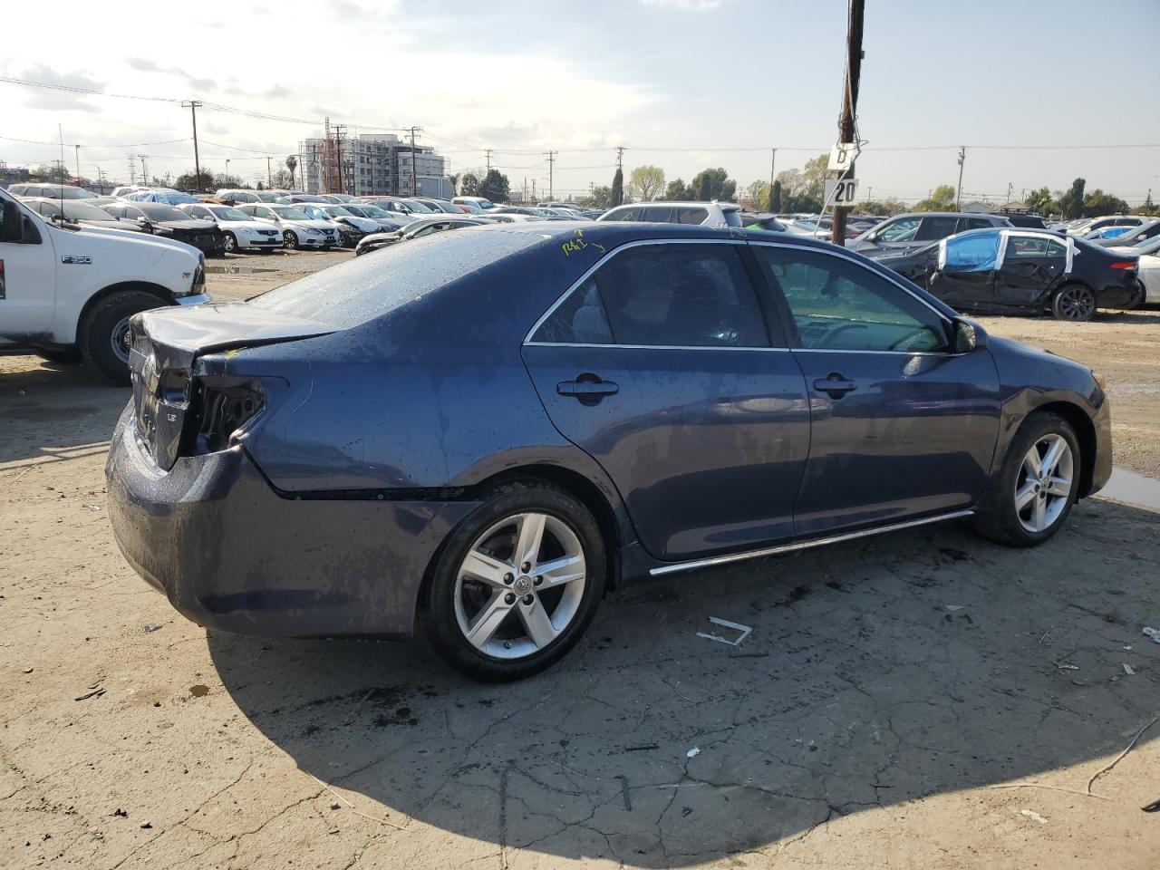 2014 Toyota Camry VIN 4T4BF1FK3ER441788 Copart auction photo, rear end damage thumbnail 3