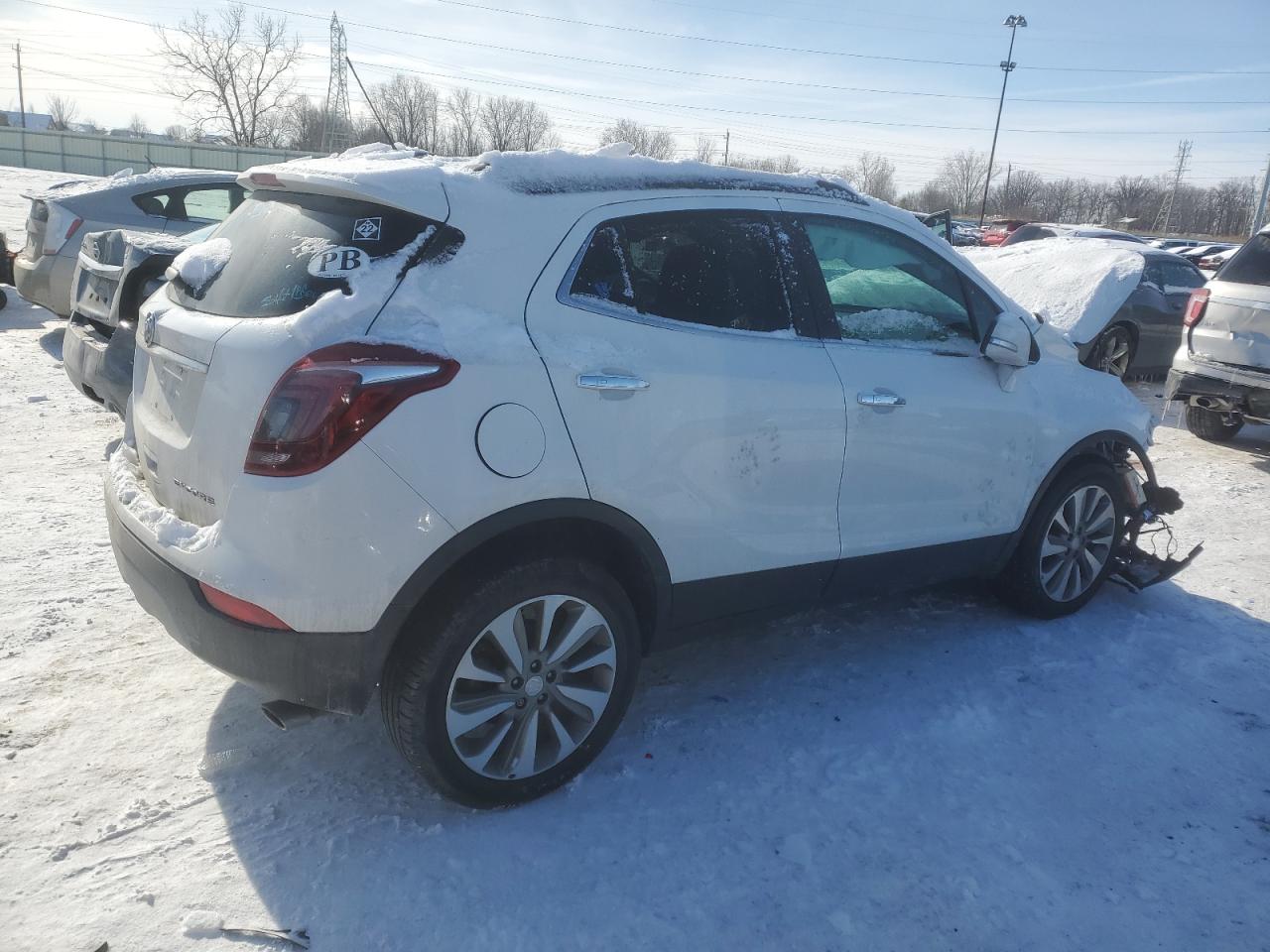 2019 Buick Encore VIN KL4CJASB4KB760612 Copart auction photo, front end / rear end damage thumbnail 3