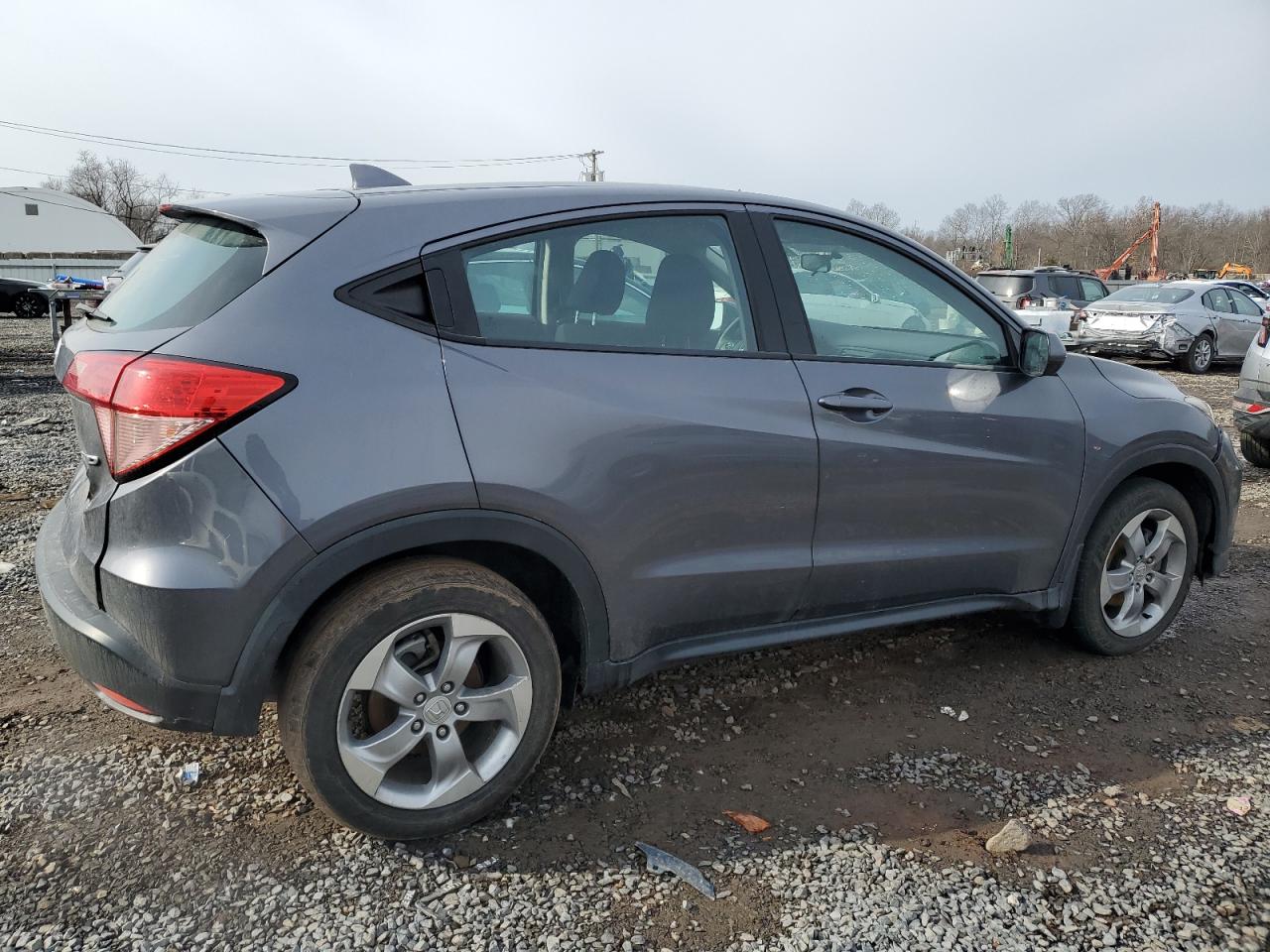 2018 Honda HR-V VIN 3CZRU6H31JG701019 Copart auction photo, front end / rear end damage thumbnail 3
