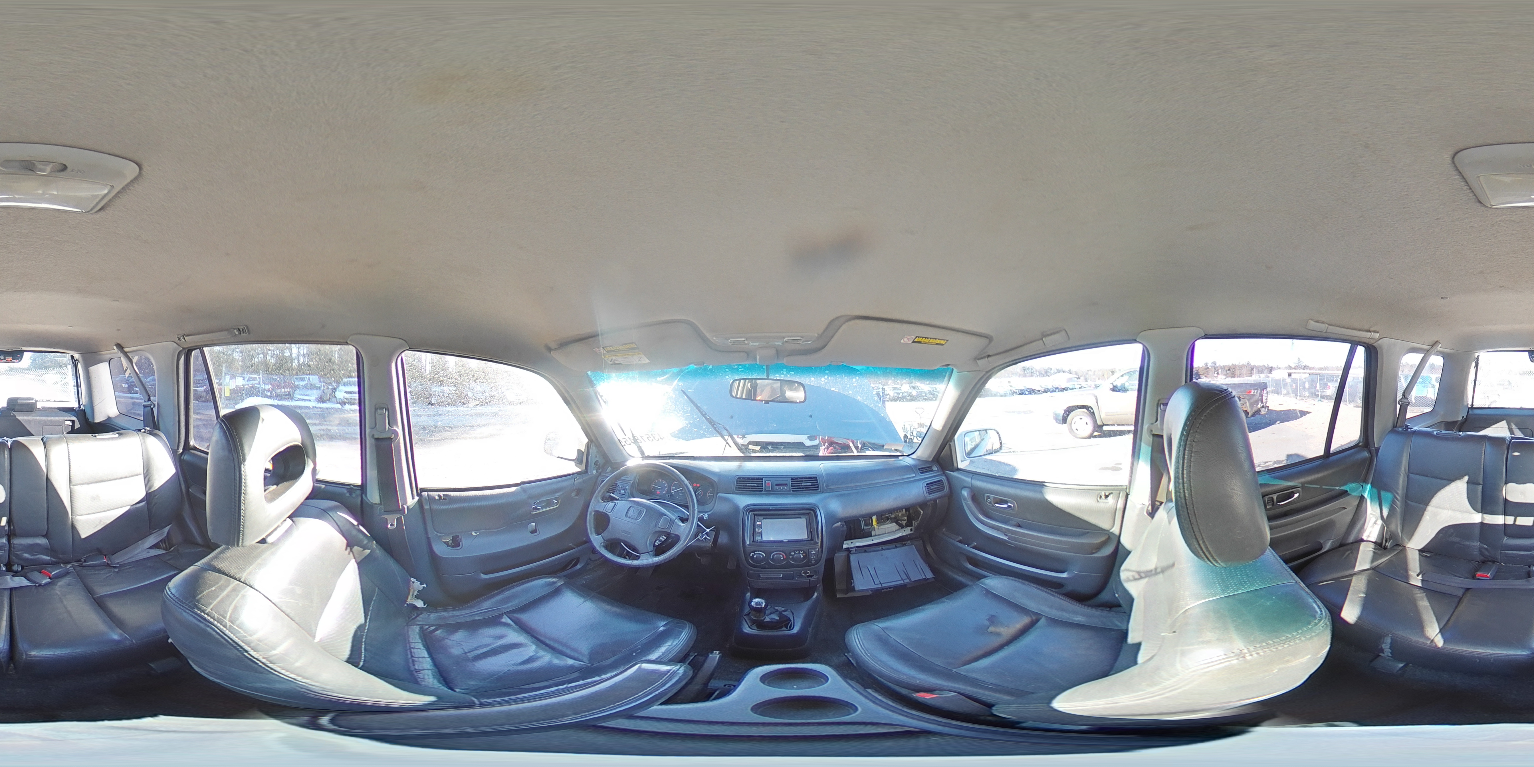 2000 Honda CR-V VIN JHLRD1762YC012983 Copart auction photo, front end / side damage thumbnail 14