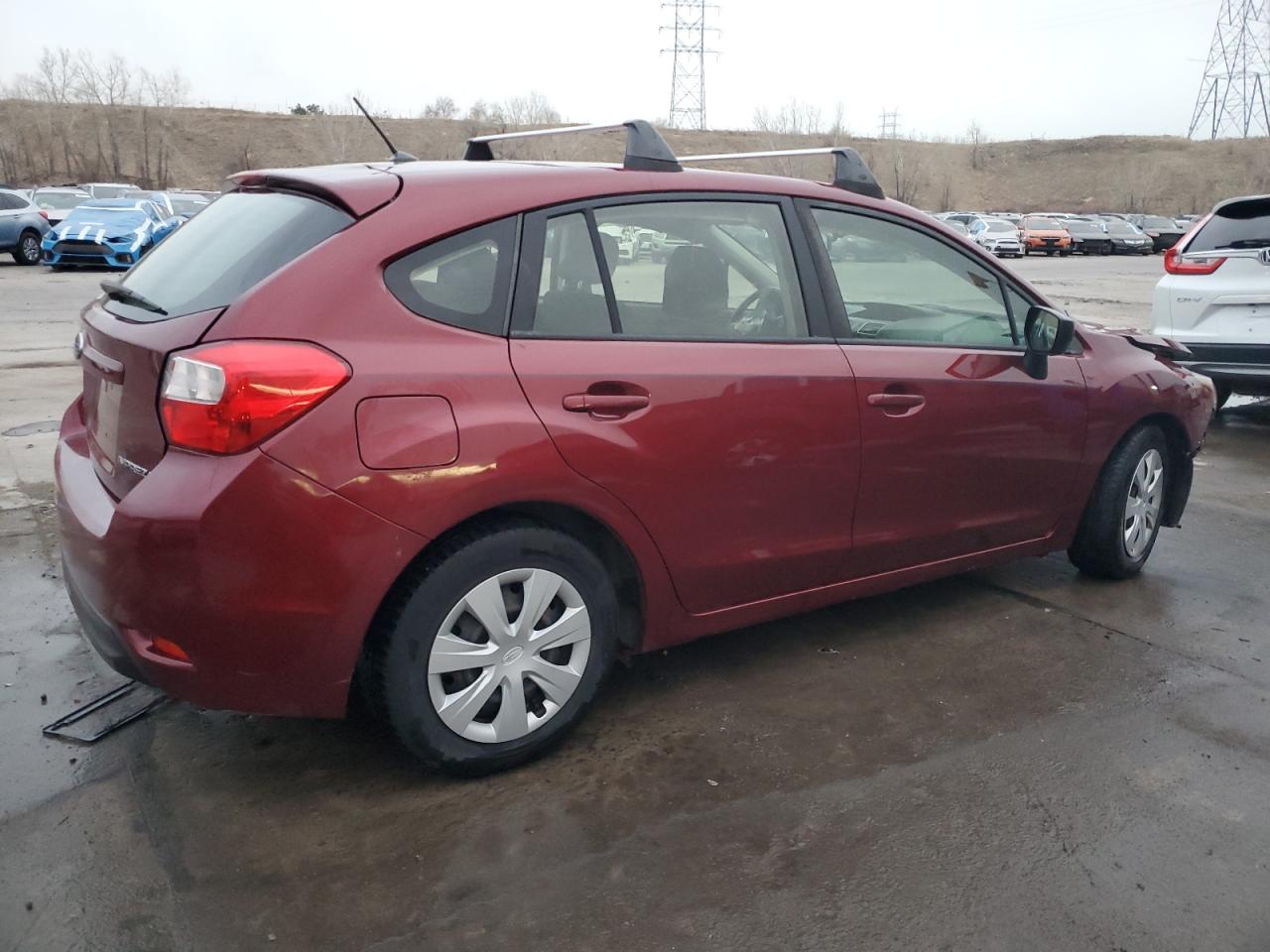 2015 Subaru Impreza VIN JF1GPAA65F8311118 Copart auction photo, front end / side damage thumbnail 3