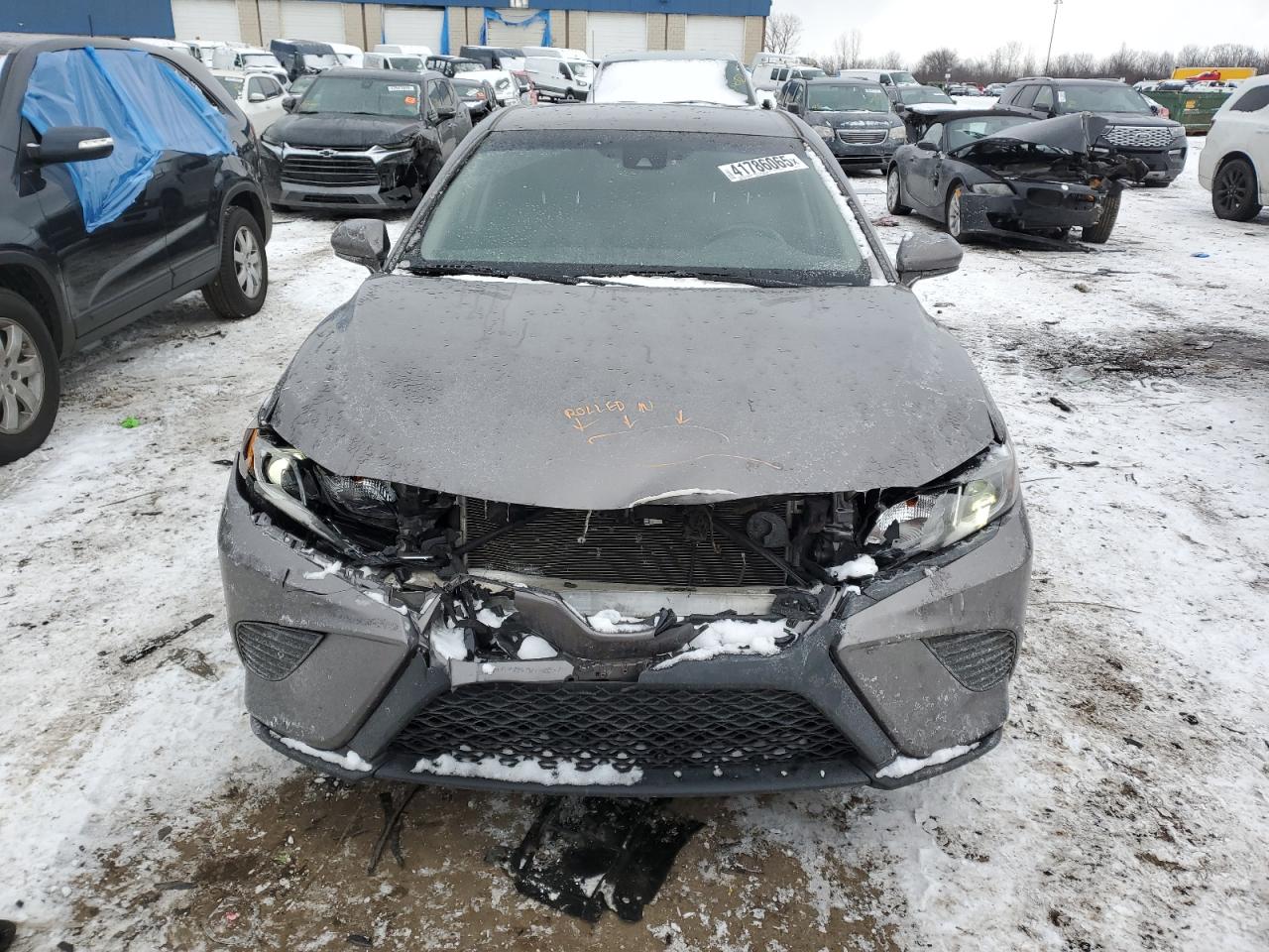 2019 Toyota Camry VIN 4T1B11HKXKU803617 Copart auction photo, front end damage thumbnail 5