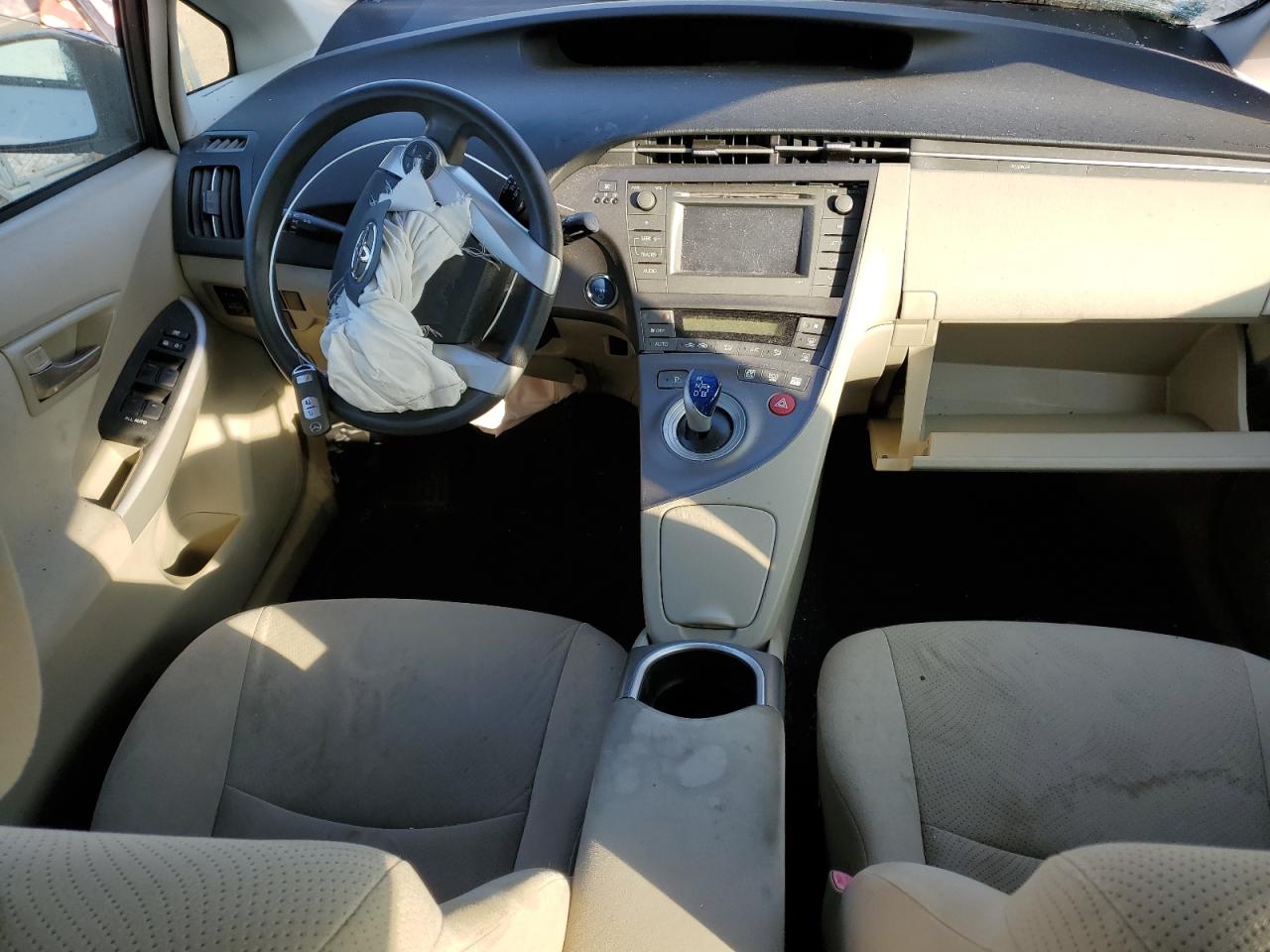 2012 Toyota Prius VIN JTDKN3DU9C5382223 Copart auction photo, side / front end damage thumbnail 8