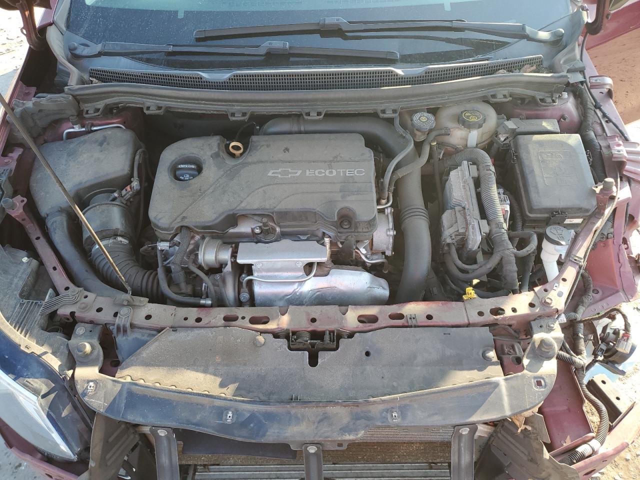 2016 Chevrolet Cruze VIN 1G1BE5SM8G7255495 Copart auction photo, front end / side damage thumbnail 11