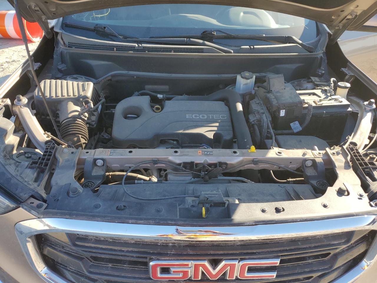 2018 GMC Terrain VIN 3GKALMEV4JL219558 Copart auction photo, front end / side damage thumbnail 14