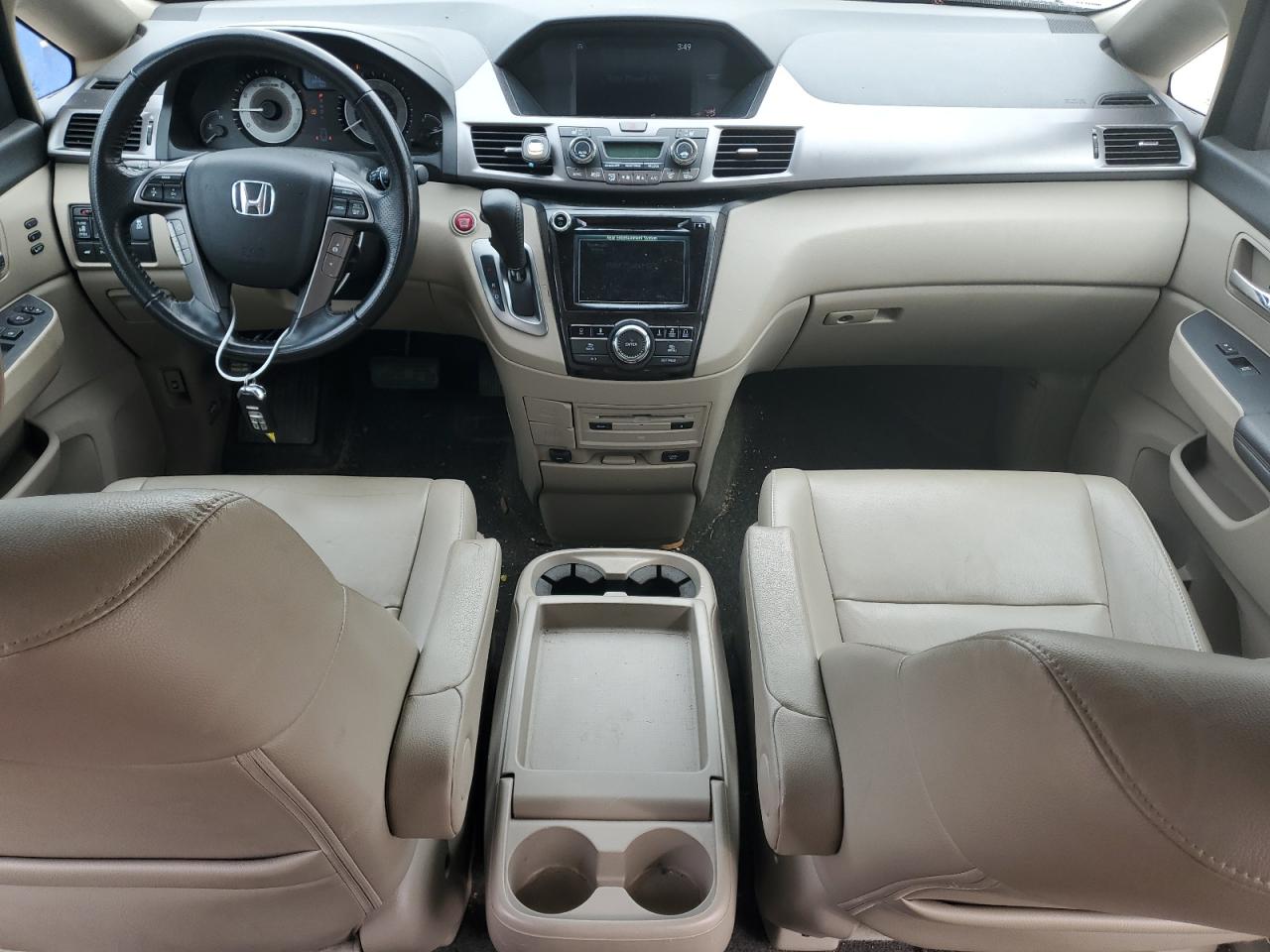 2014 Honda Odyssey VIN 5FNRL5H99EB032887 Copart auction photo, front end damage thumbnail 8